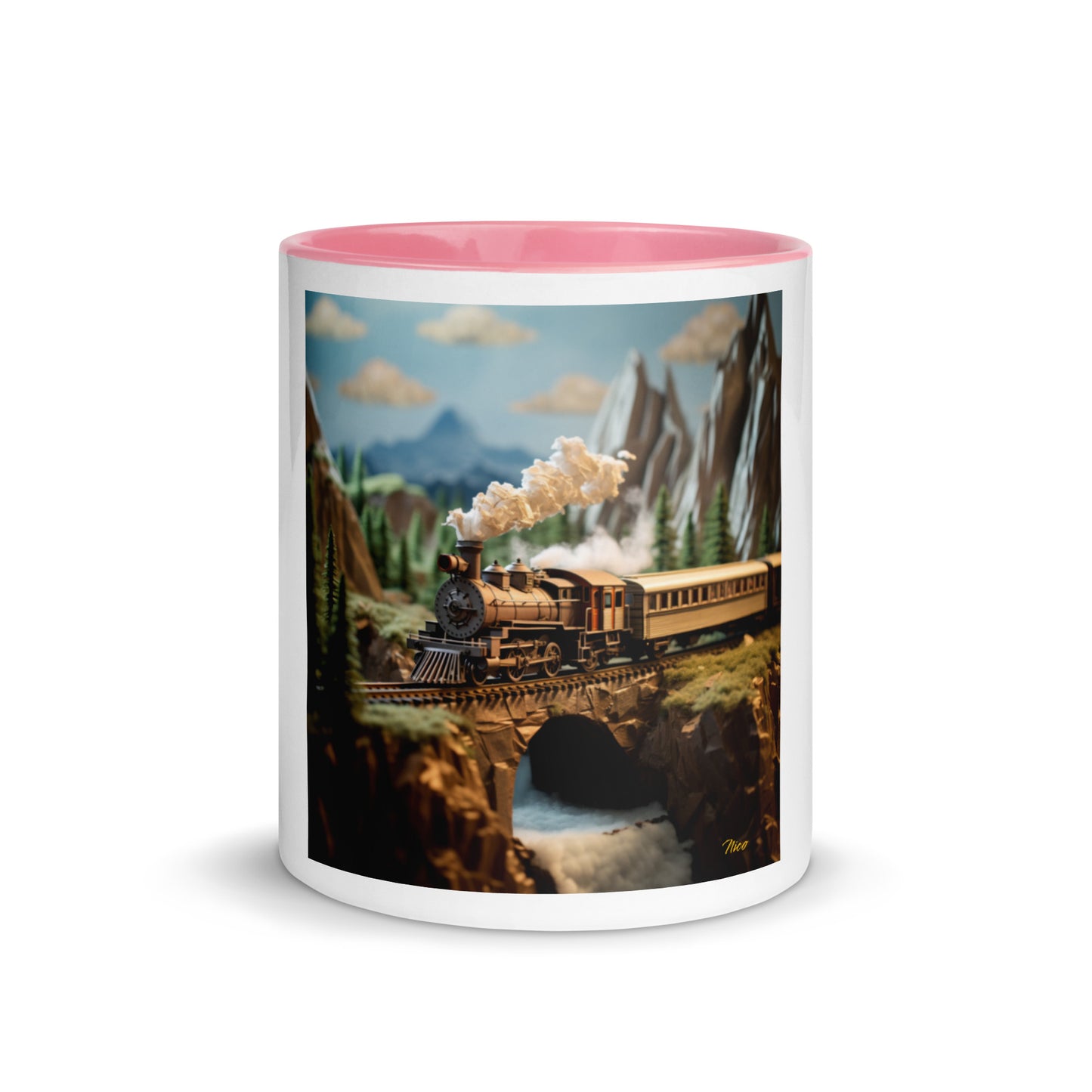 Orient Express Series Print #5 - Mug with Color Inside