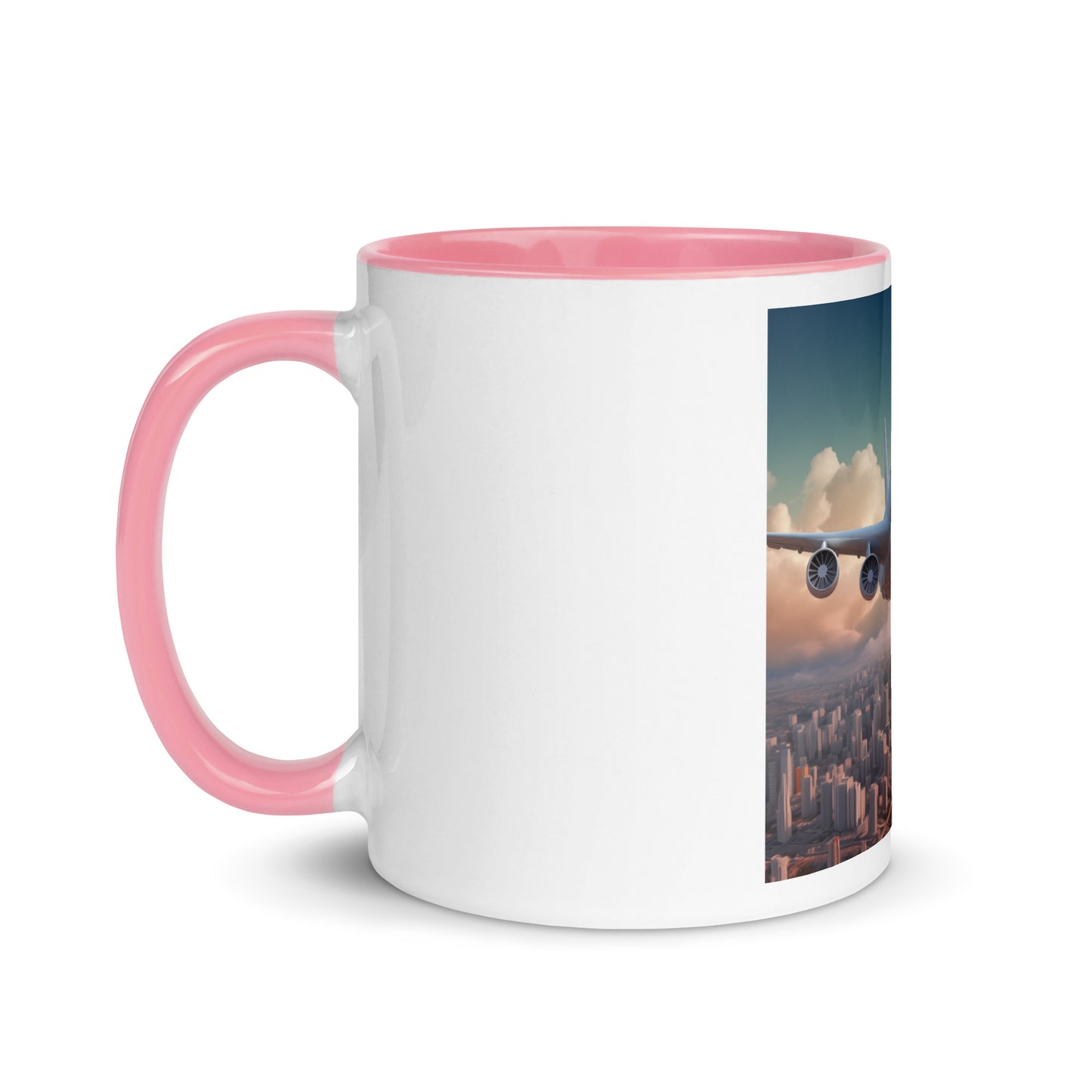 Frequent Flyer Miles Series Print #1 Mug with Color Inside