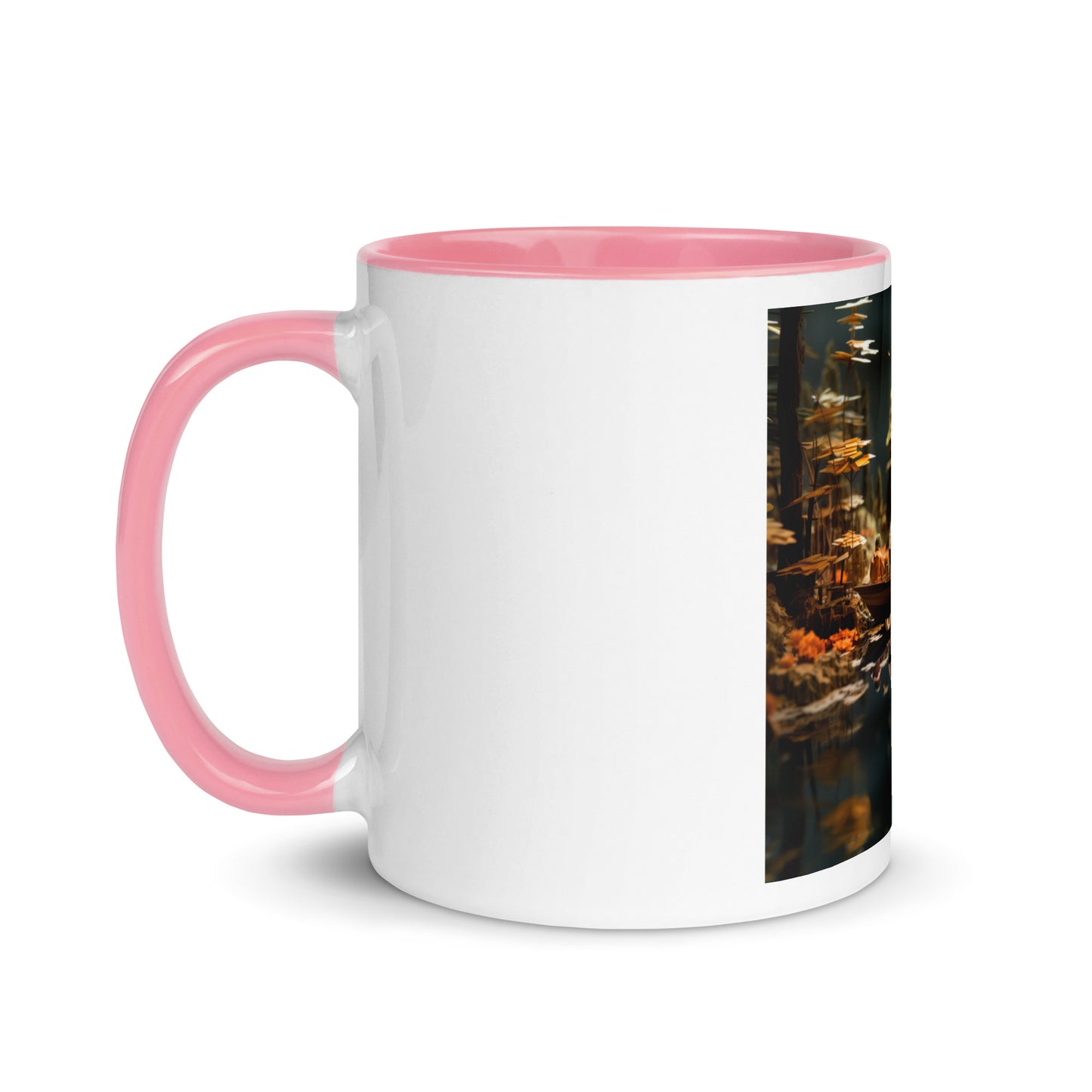 Born On A Bayou Print #10 Mug with Color Inside