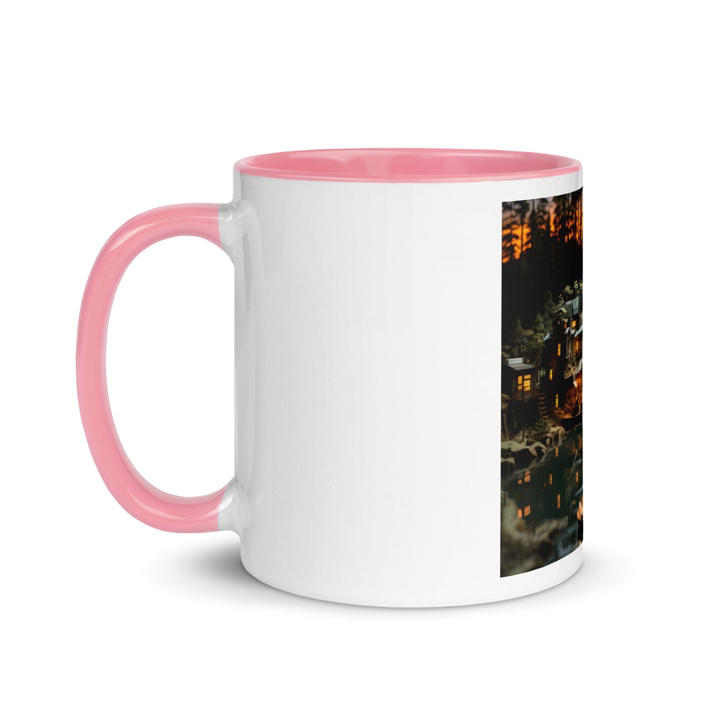 Born On A Bayou Print #2 Mug with Color Inside