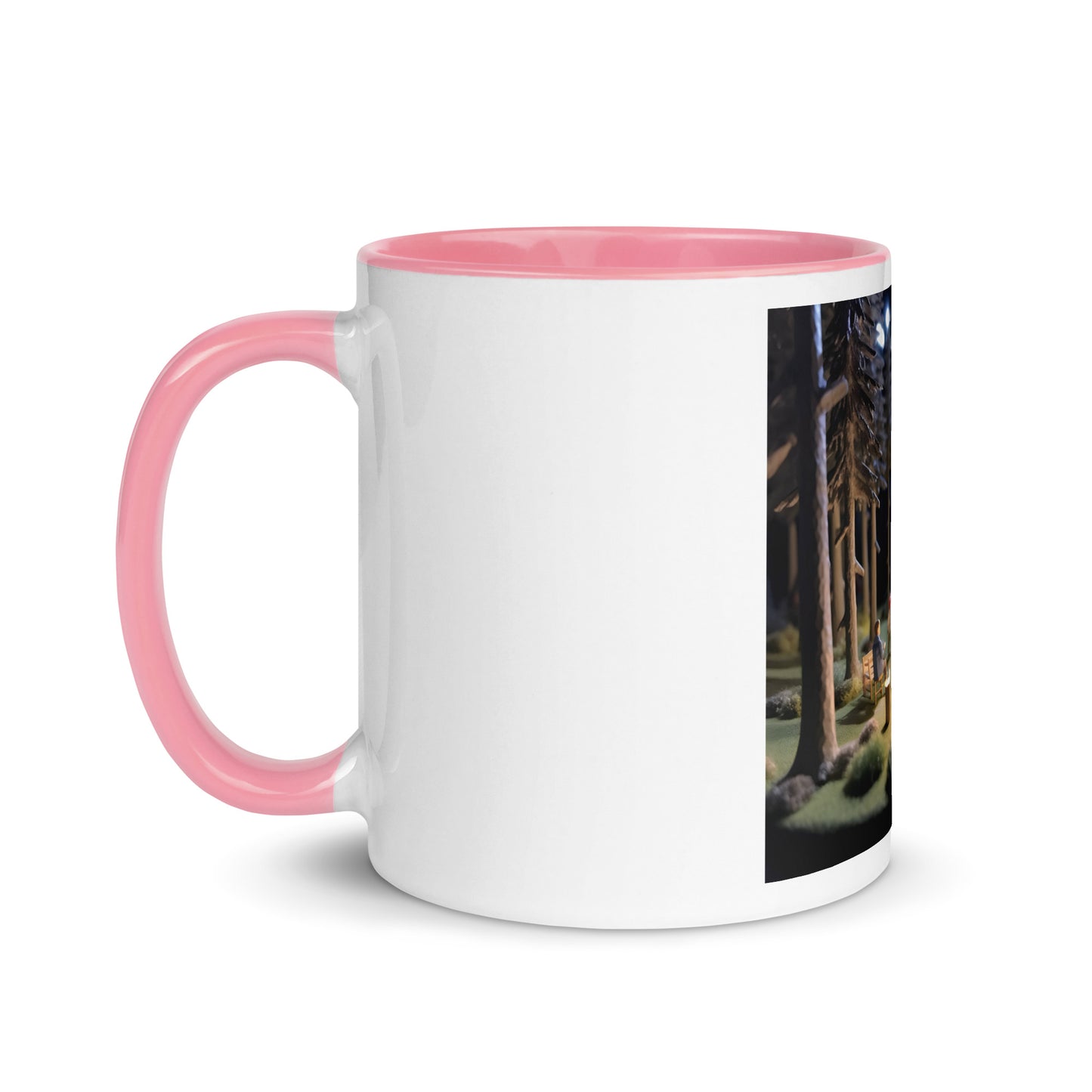 Under The Starry Skies Series Print #7 Mug with Color Inside