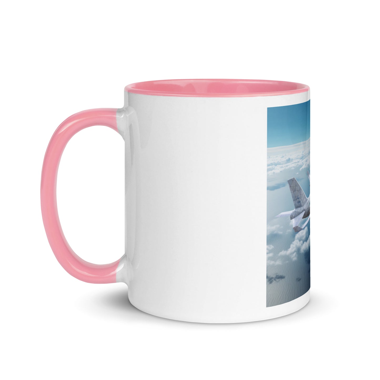 Frequent Flyer Miles Series Print #3 Mug with Color Inside