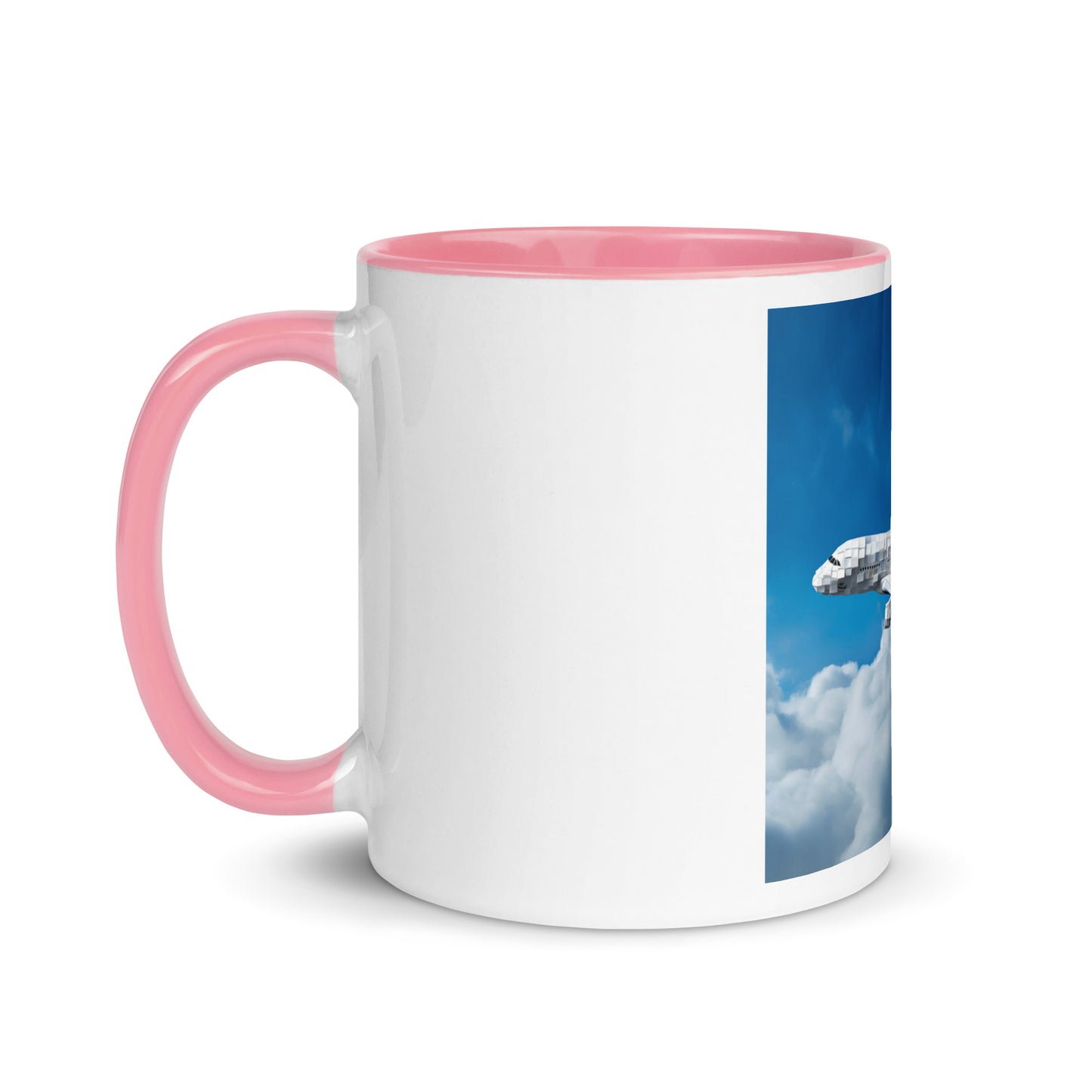 Frequent Flyer Miles Series Print #5 Mug with Color Inside