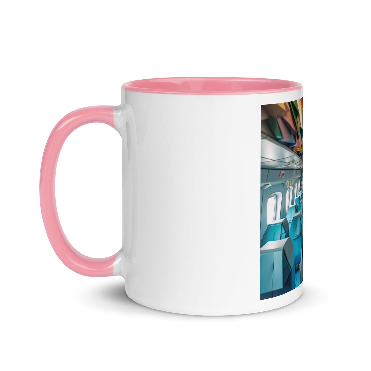 Frequent Flyer Miles Series Print #6 Mug with Color Inside