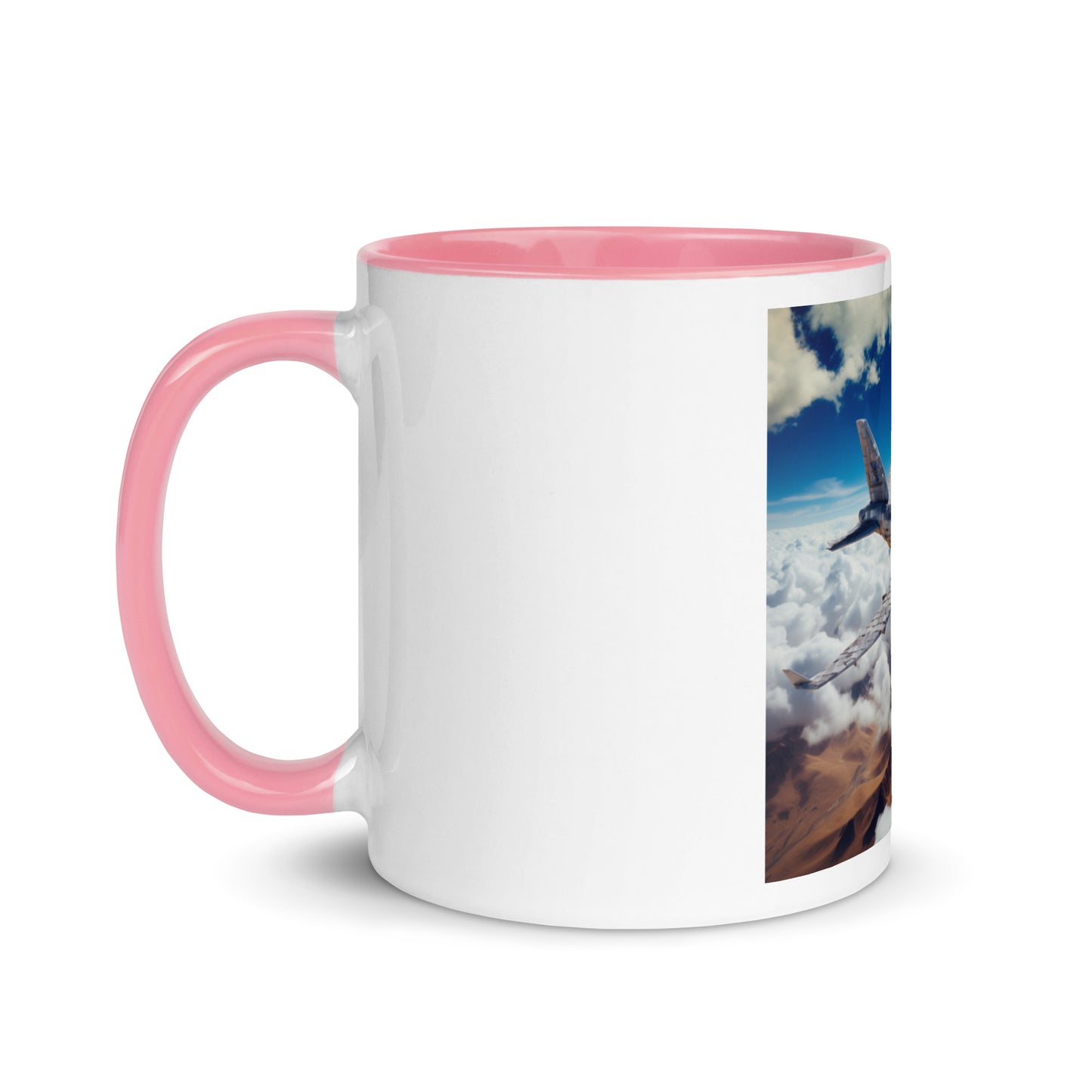 Frequent Flyer Miles Series Print #9 Mug with Color Inside