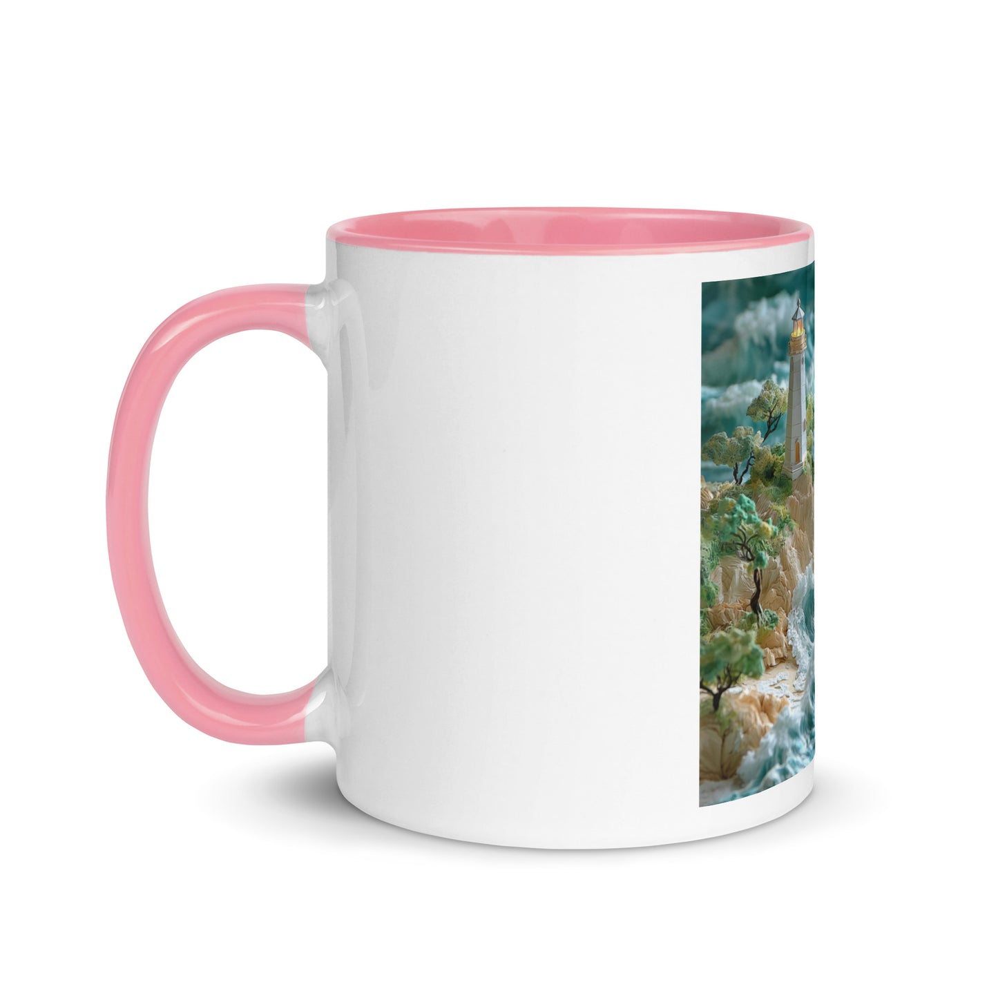 By The Seaside Series Print #9 - Mug with Color Inside