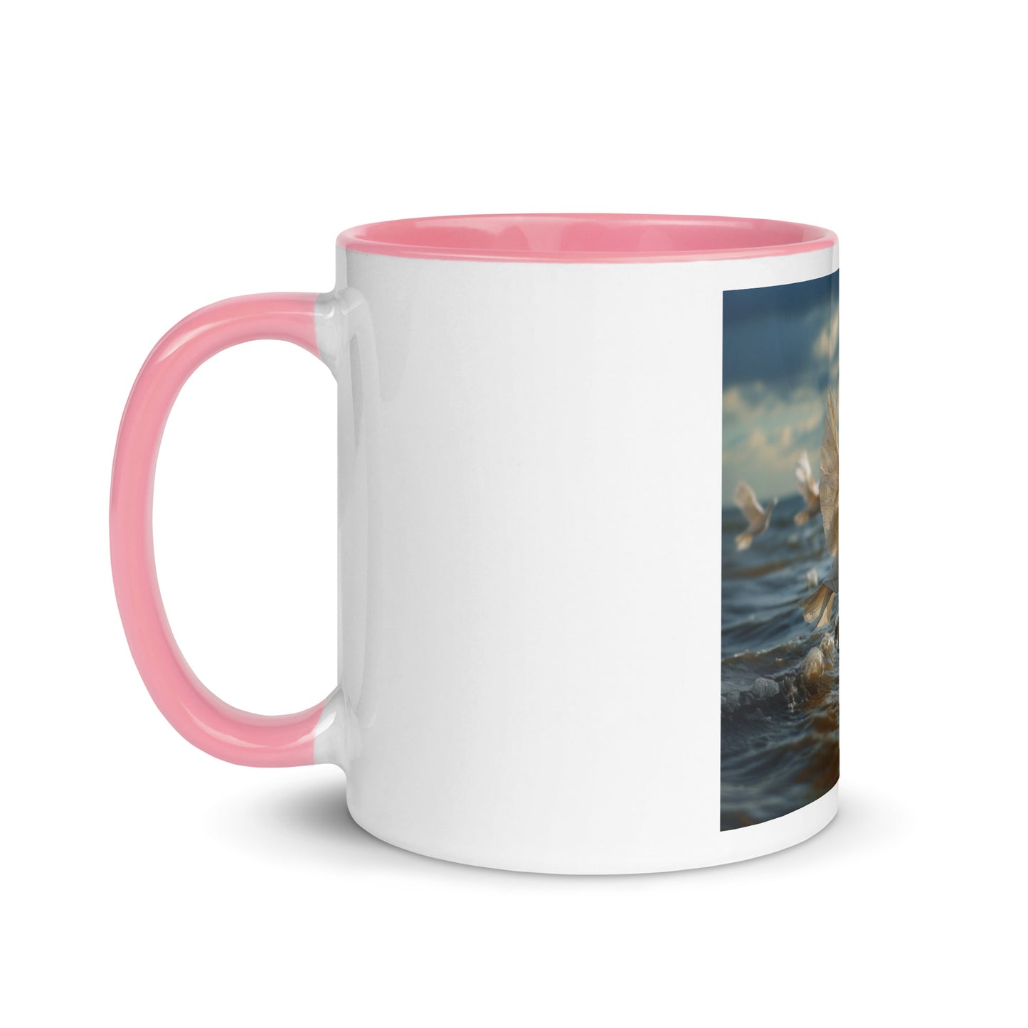 By The Seaside Series Print #8 - Mug with Color Inside