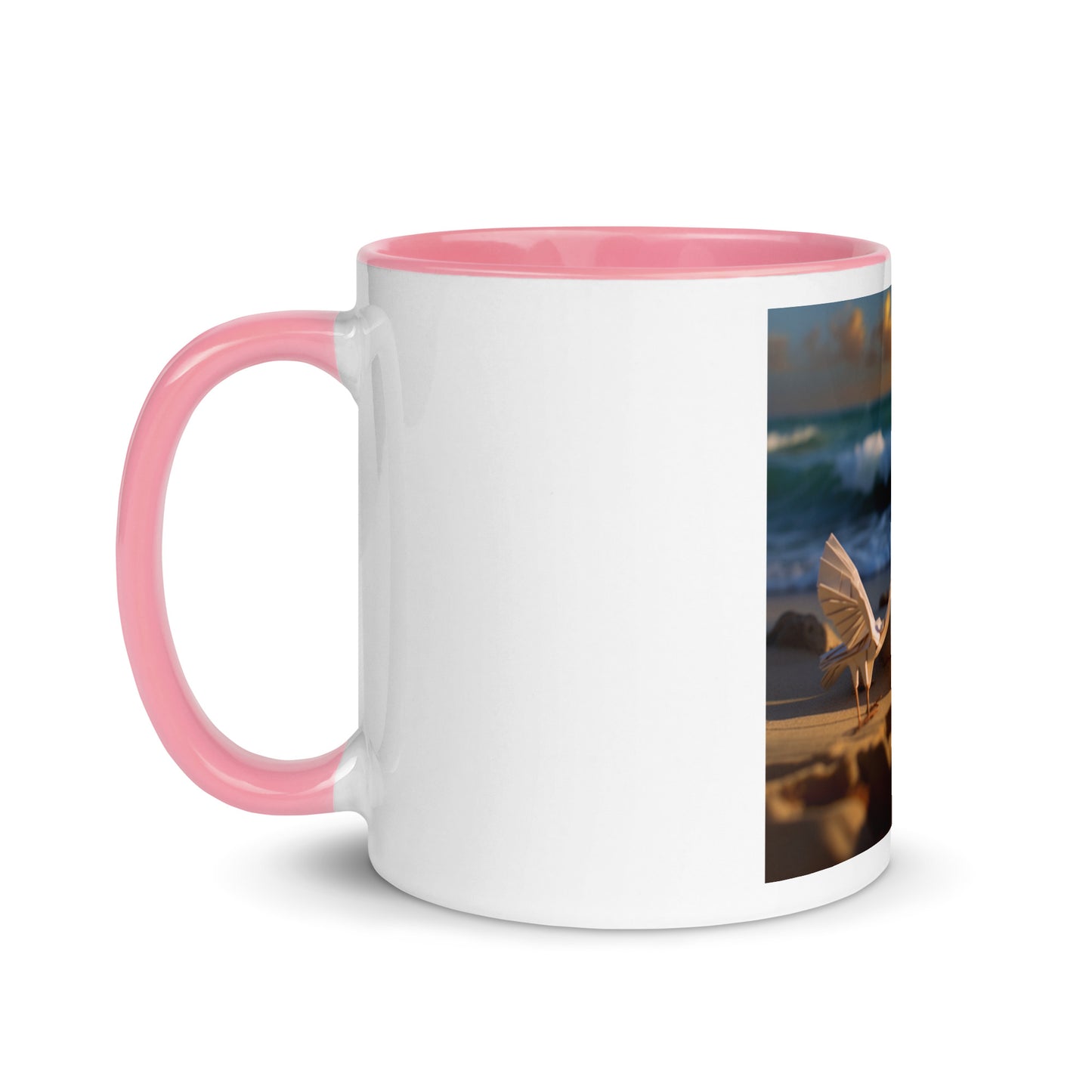 By The Seaside Series Print #3 - Mug with Color Inside