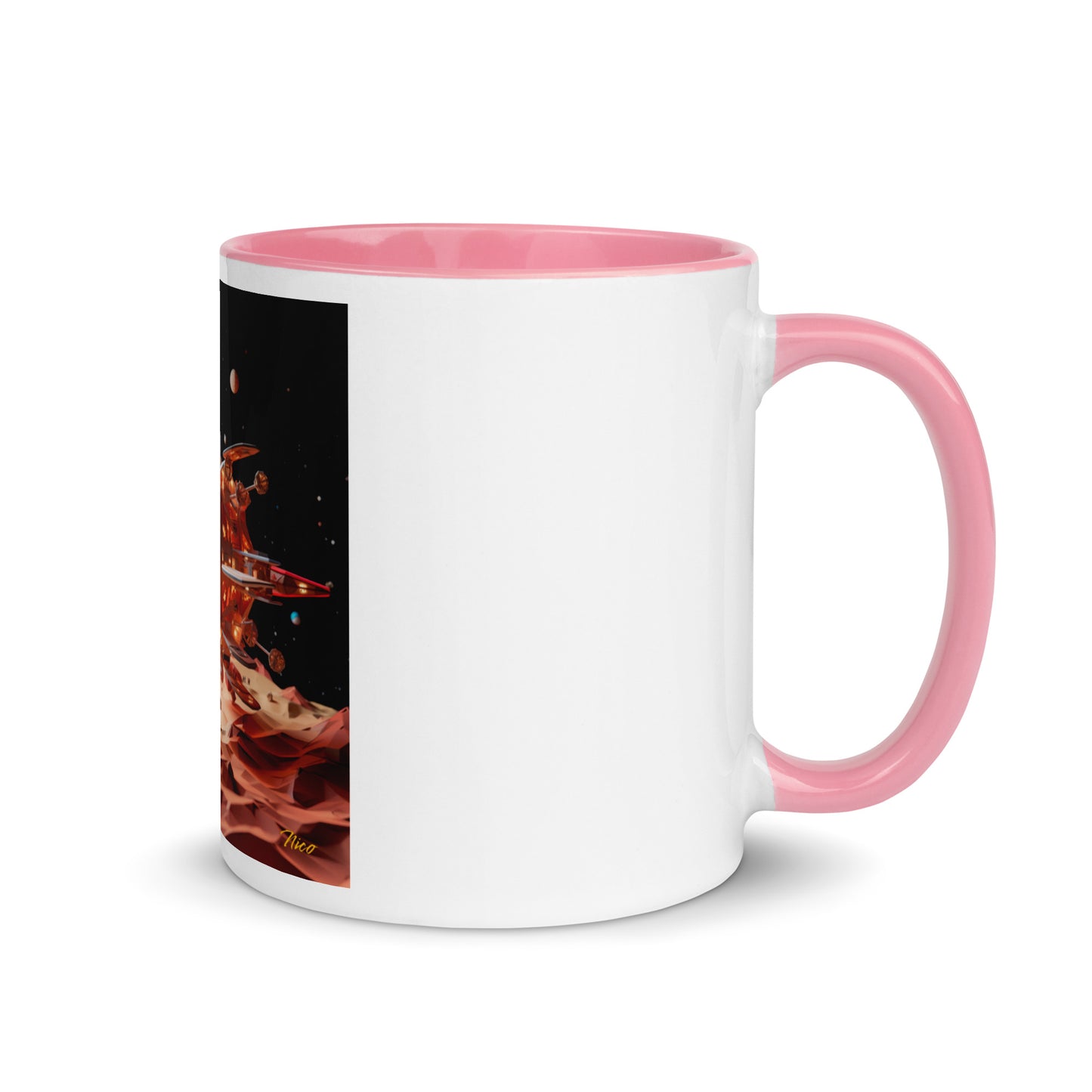 Elons' Dream Series Print #5 Mug with Color Inside