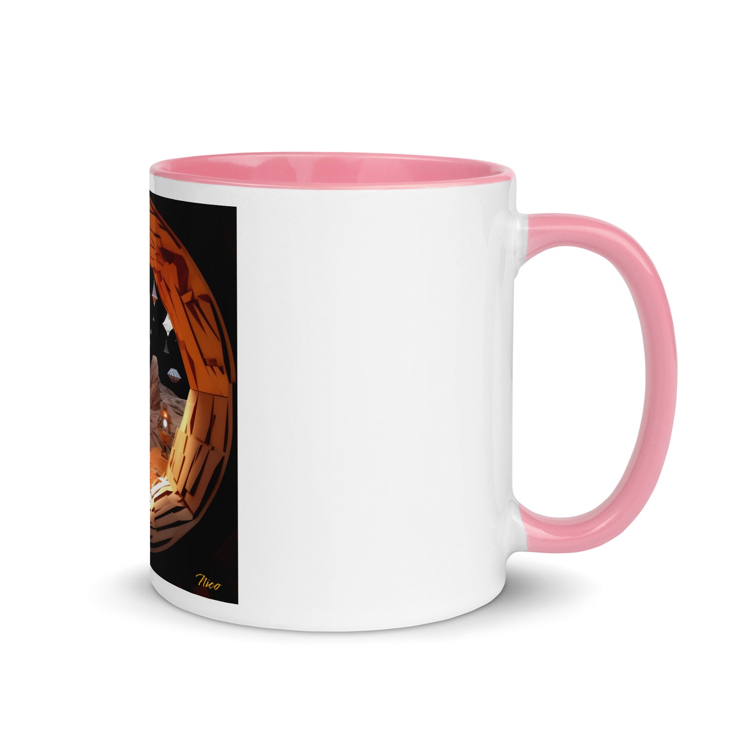 Elon's Dream Series Print #4 Mug with Color Inside