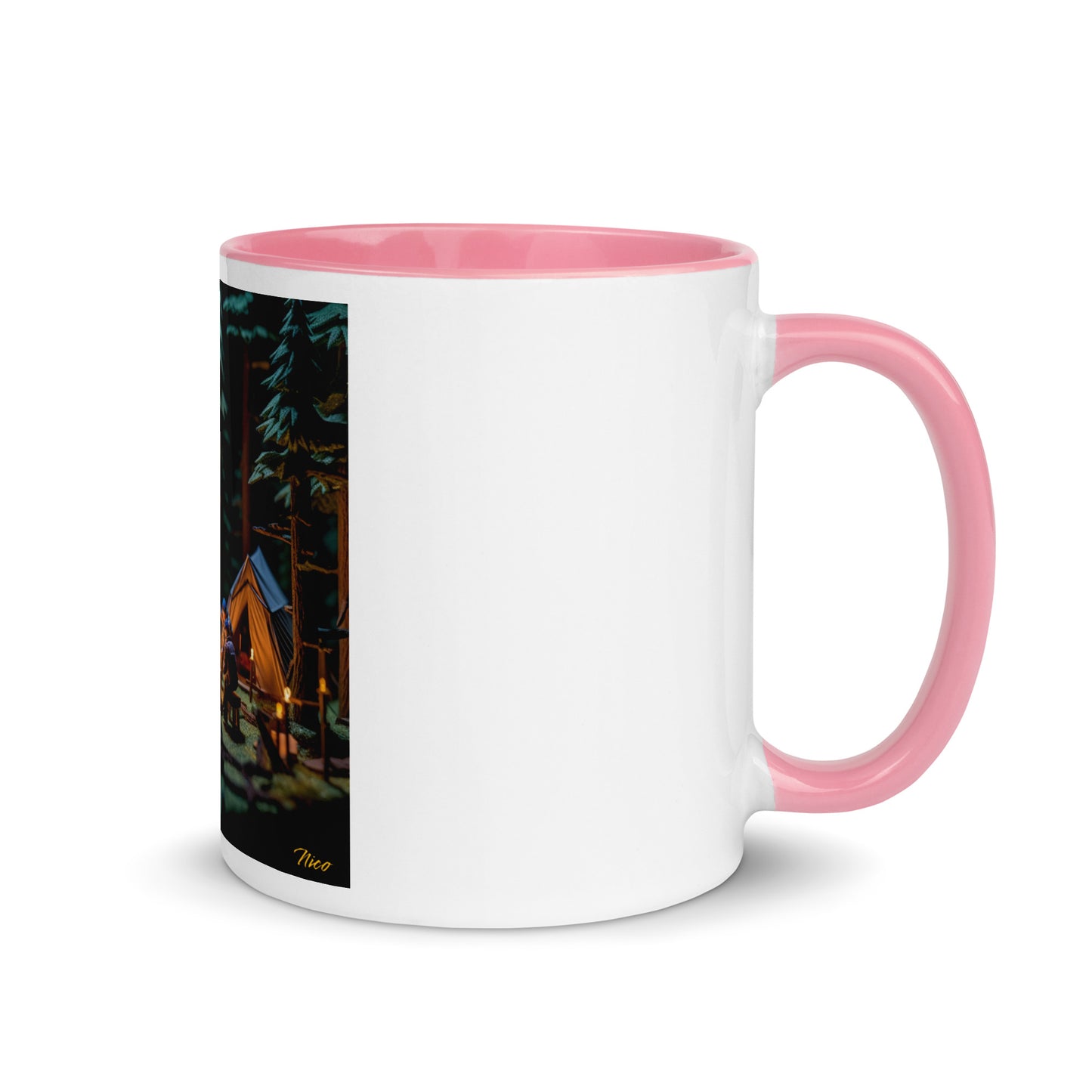 Under The Starry Skies Series Print #10 Mug with Color Inside