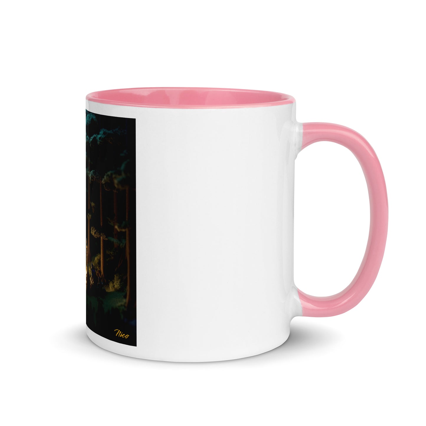 Under The Starry Skies Series Print #6 Mug with Color Inside