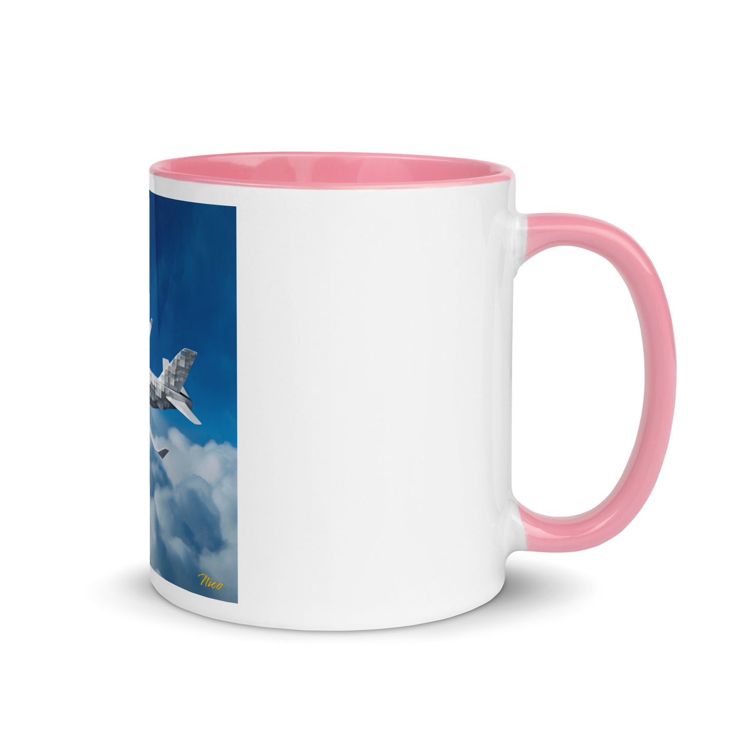 Frequent Flyer Miles Series Print #5 Mug with Color Inside