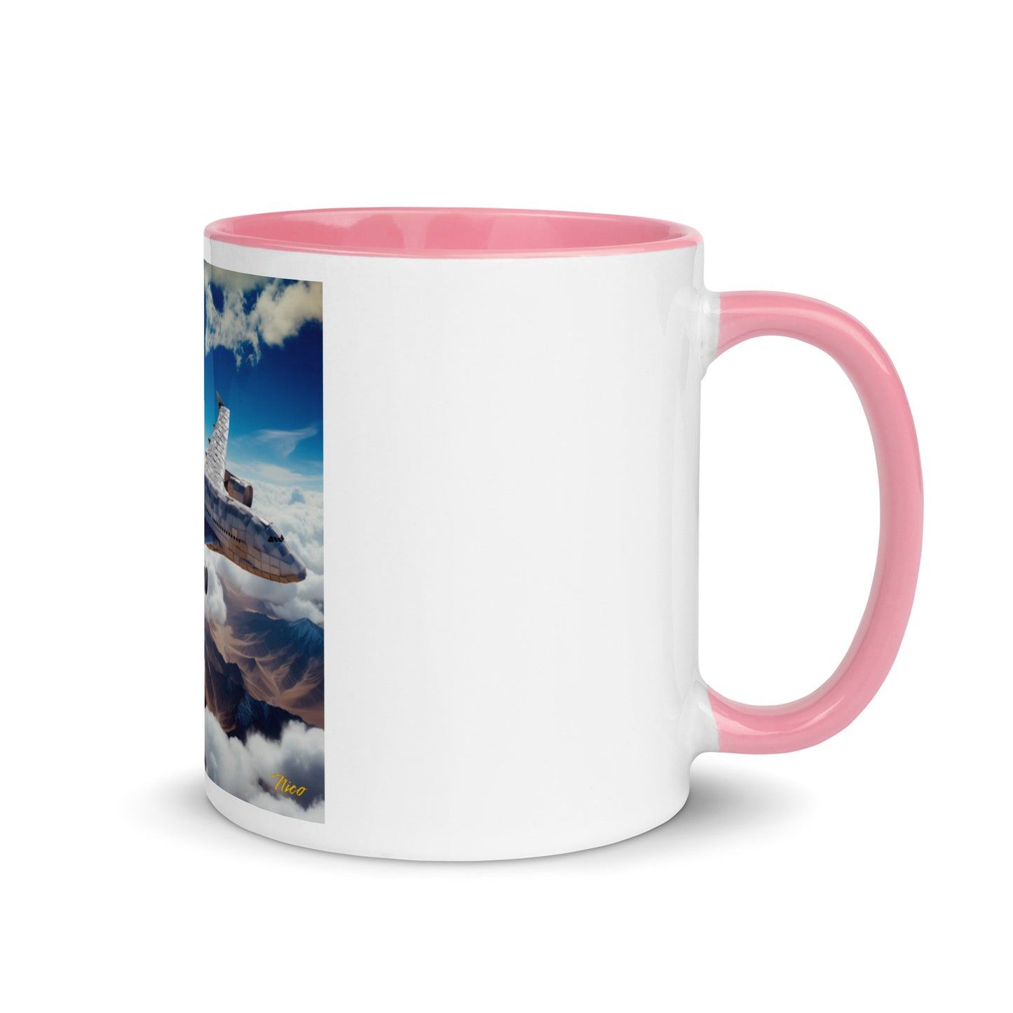 Frequent Flyer Miles Series Print #9 Mug with Color Inside