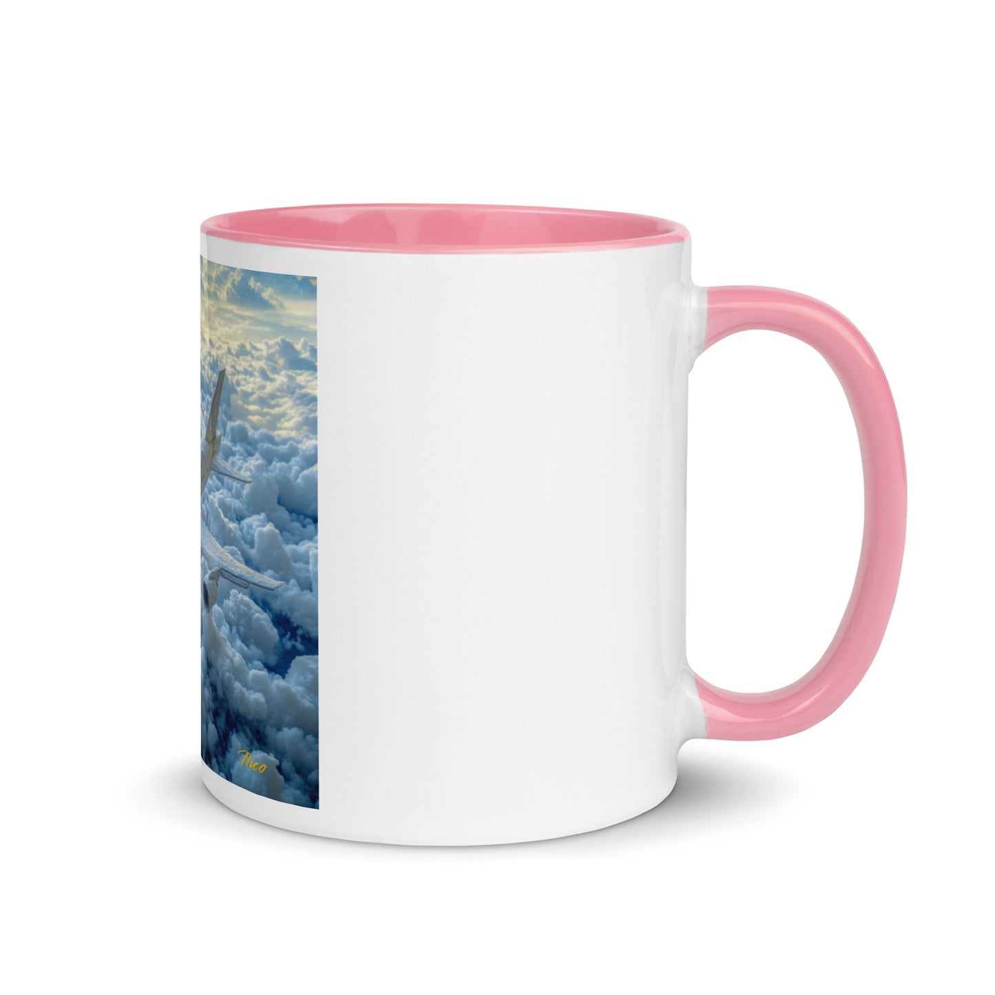 Frequent Flyer Miles Series Print #10 Mug with Color Inside