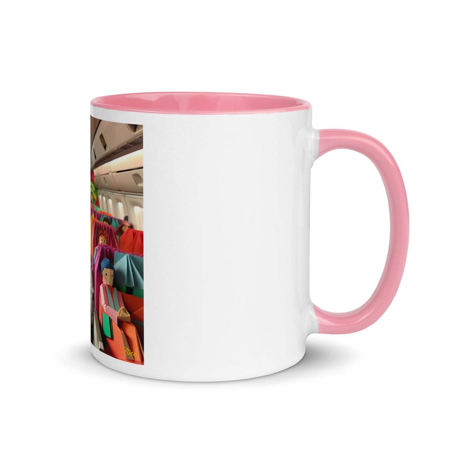 Frequent Flyer Miles Series Print #2 Mug with Color Inside