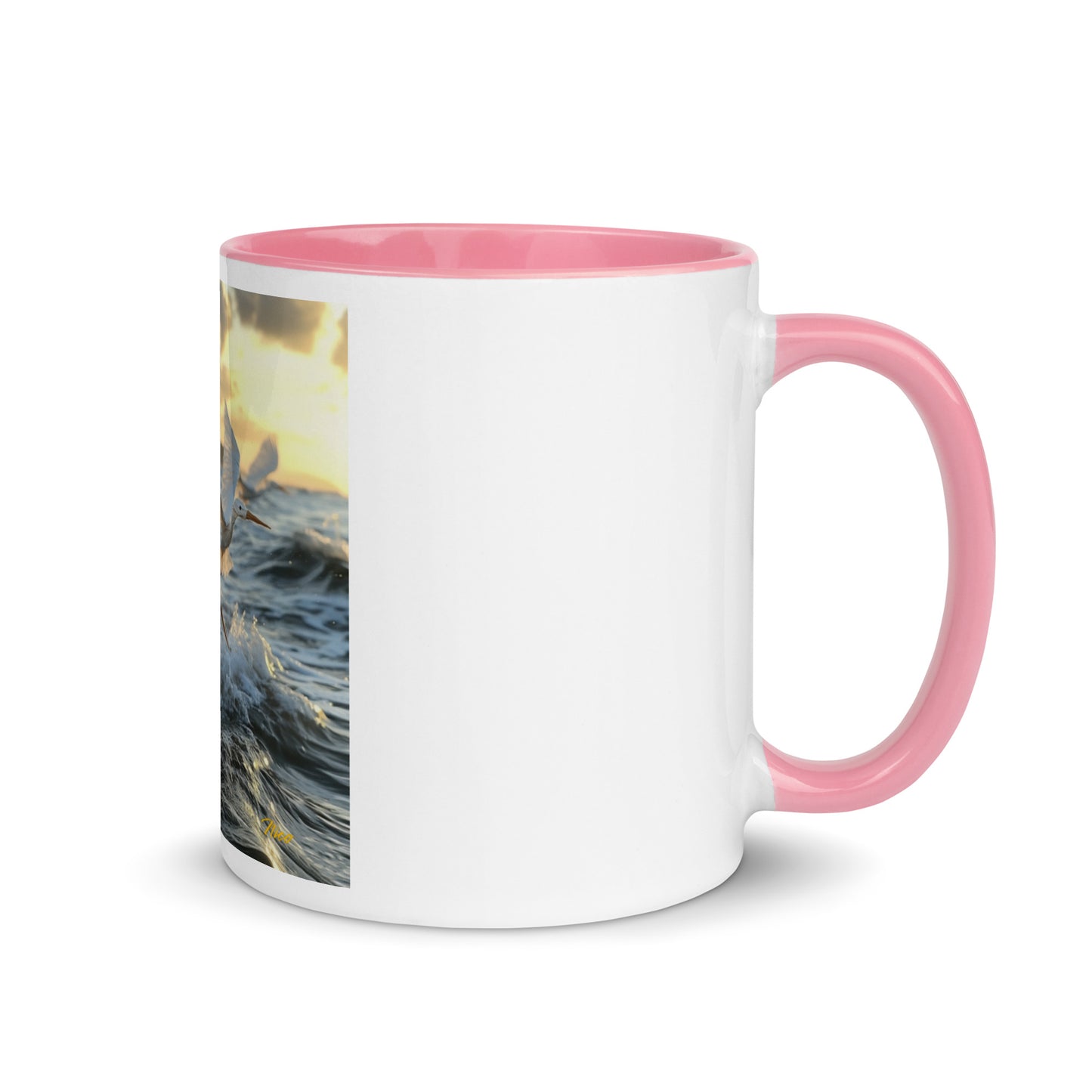 By The Seaside Series Print #10 - Mug with Color Inside