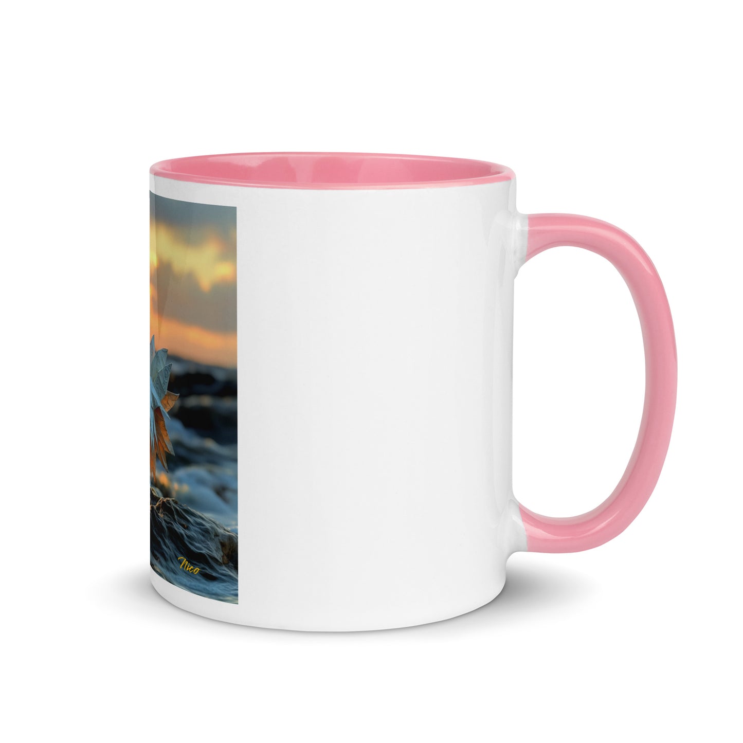 By The Seaside Series Print #1 - Mug with Color Inside