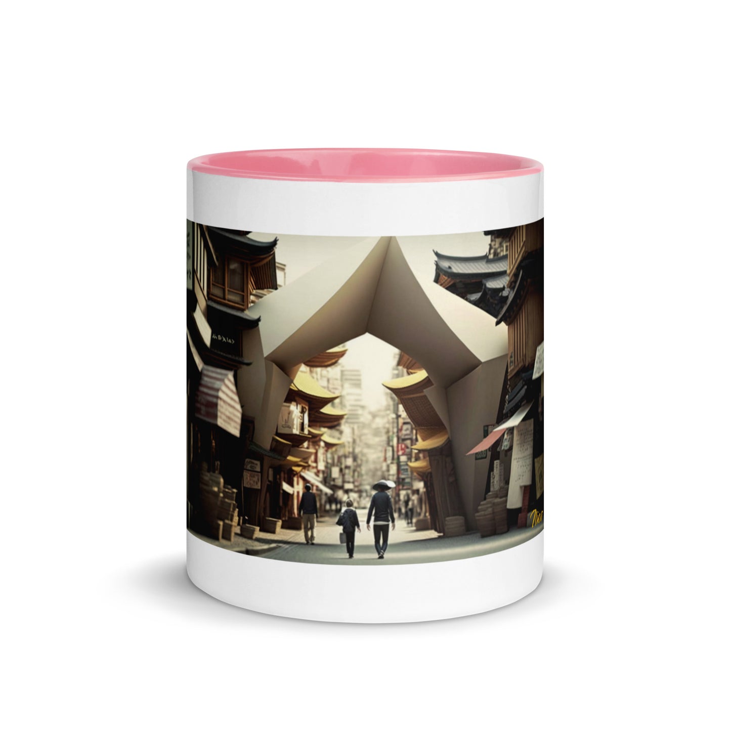 Via The Metropolis Series Print #8 - Mug with Color Inside