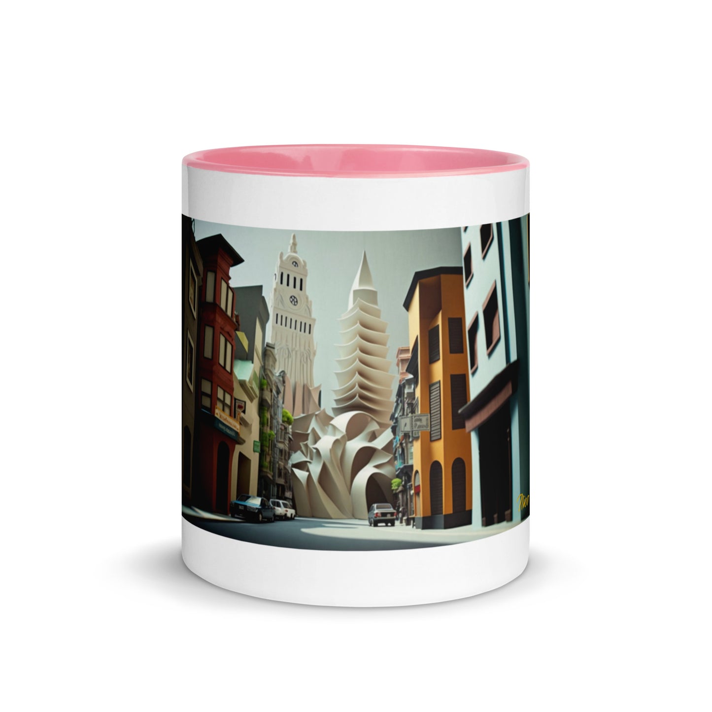 Via The Metropolis Series Print #1 - Mug with Color Inside