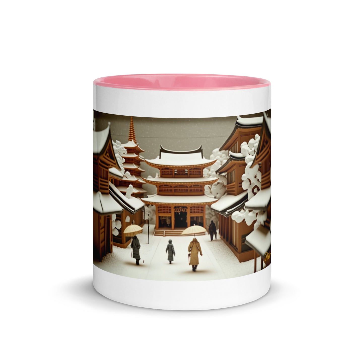 Asian Snow Series Print #10 - Mug with Color Inside