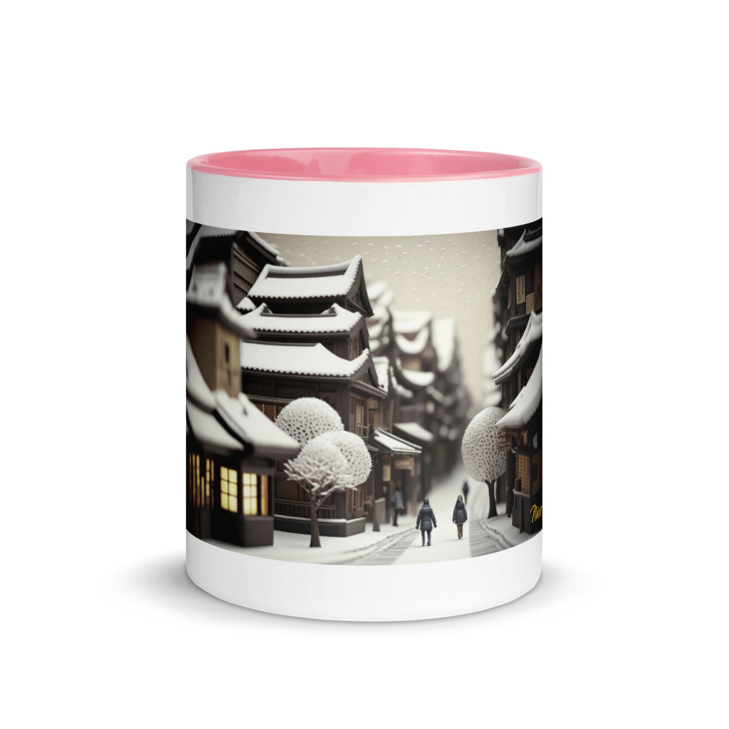 Asian Snow Series Print #7 - Mug with Color Inside