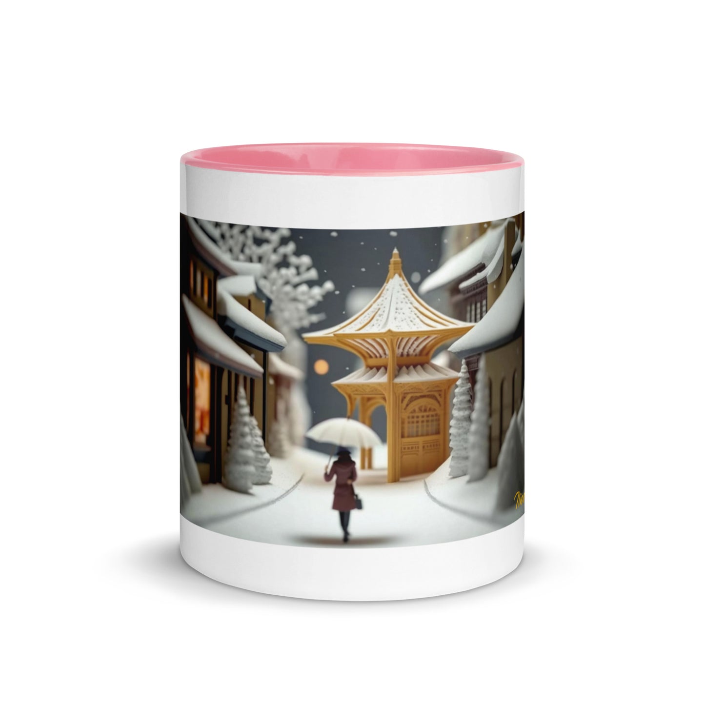 Asian Snow Series Print #5 - Mug with Color Inside