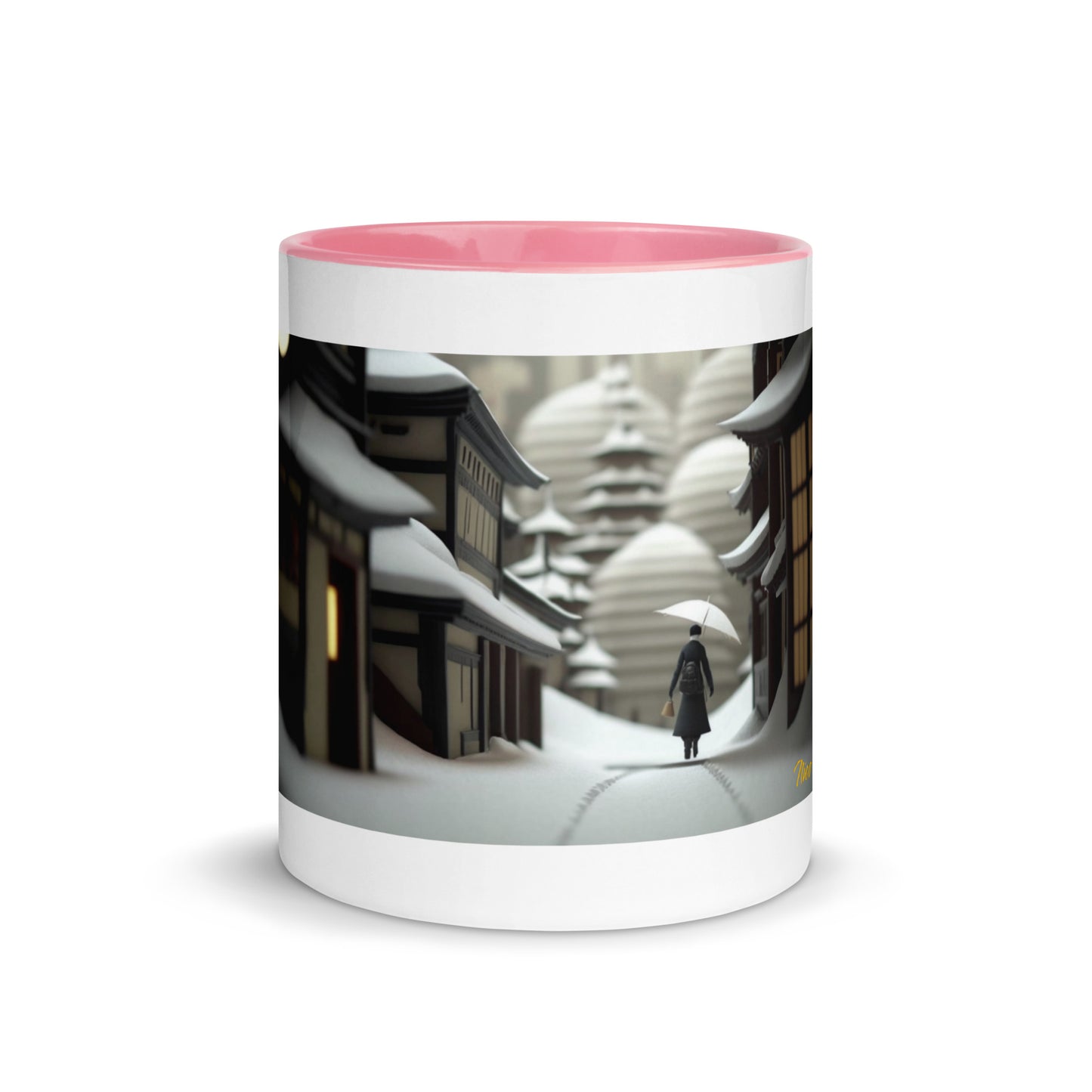 Asian Snow Series Print #4 - Mug with Color Inside