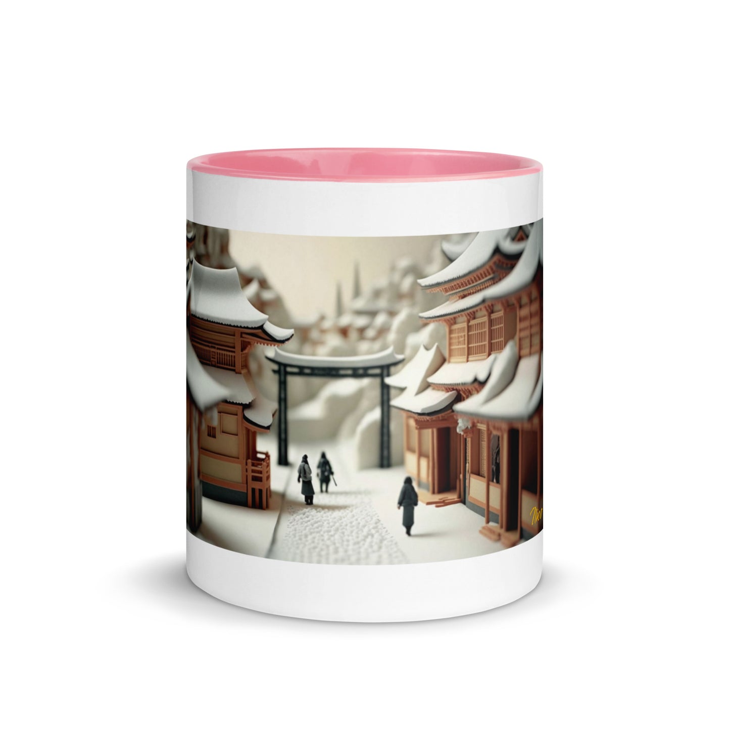 Asian Snow Series Print #2 - Mug with Color Inside