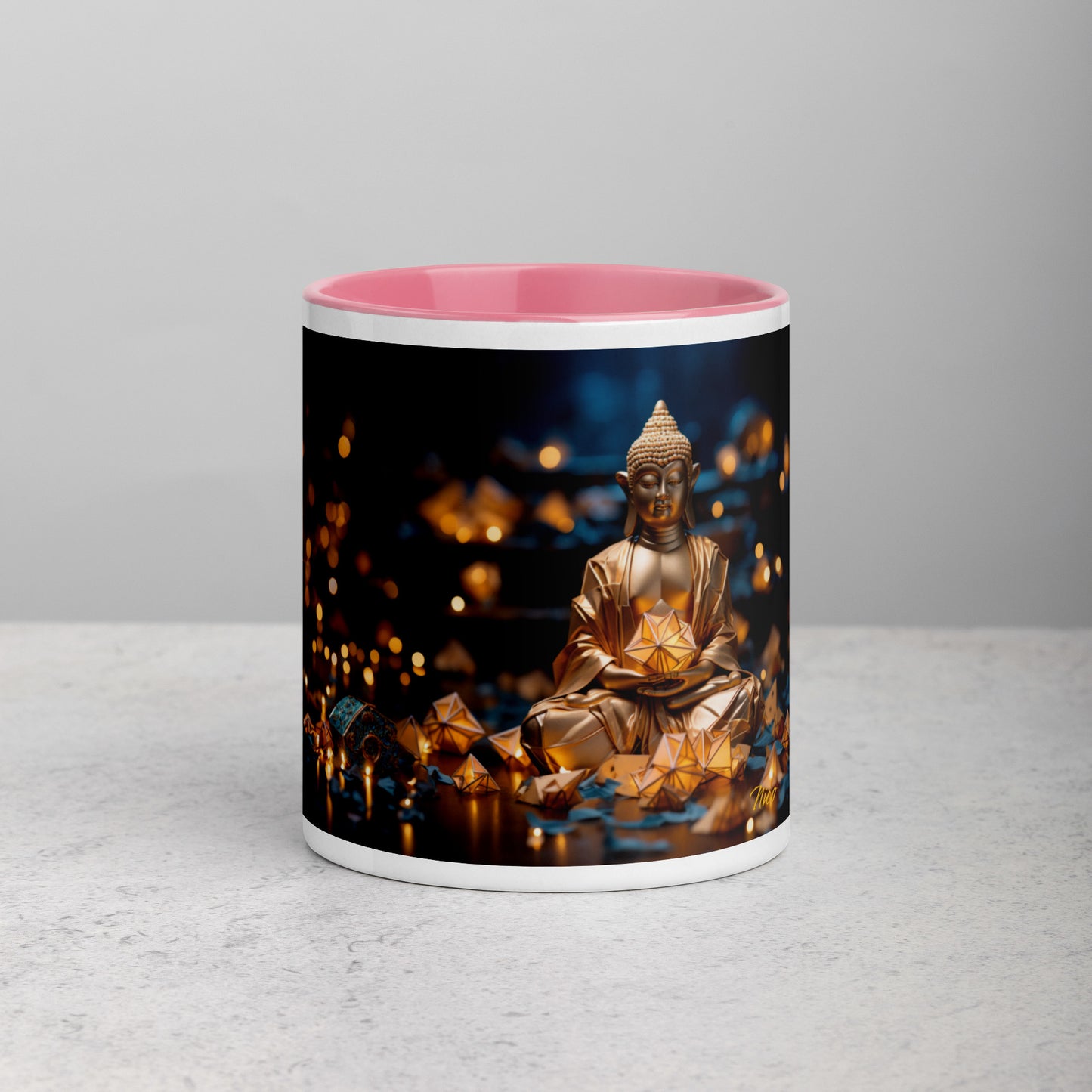 Ascending Buddha Series Print #9 - Mug with Color Inside