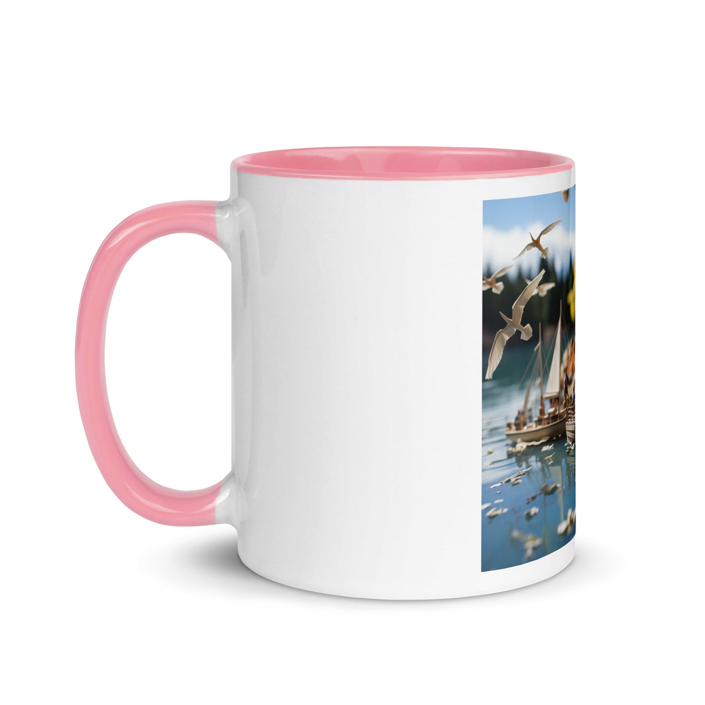 On The Docks By The Bay Series Print #8 - Mug with Color Inside