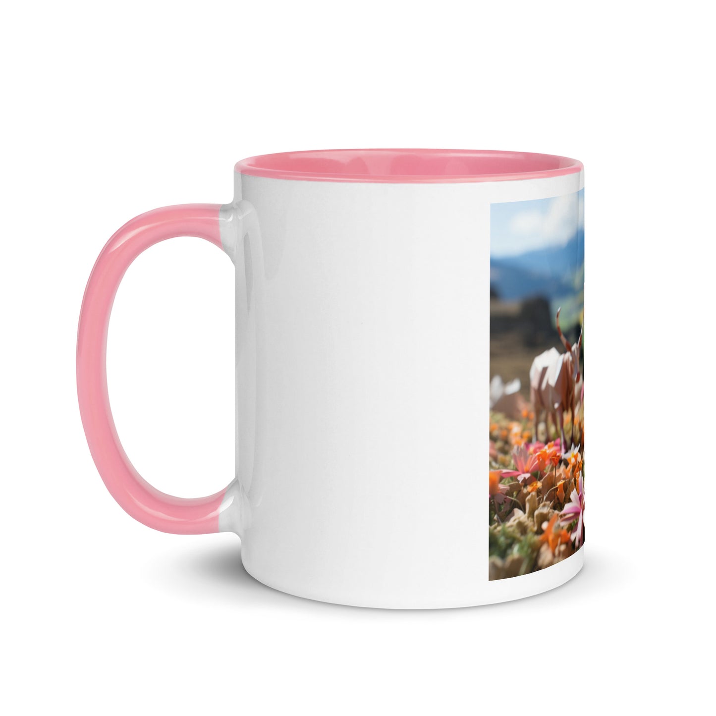 Meadow By The Farm Series Print #1 - Mug with Color Inside