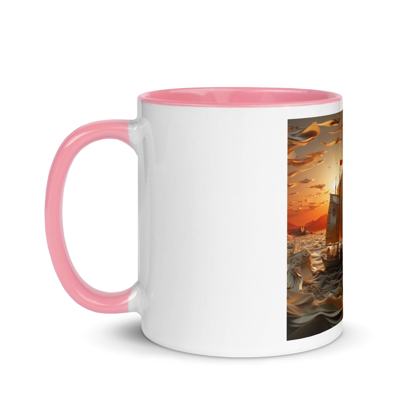 Into The Sunset Series Print #7 - Mug with Color Inside