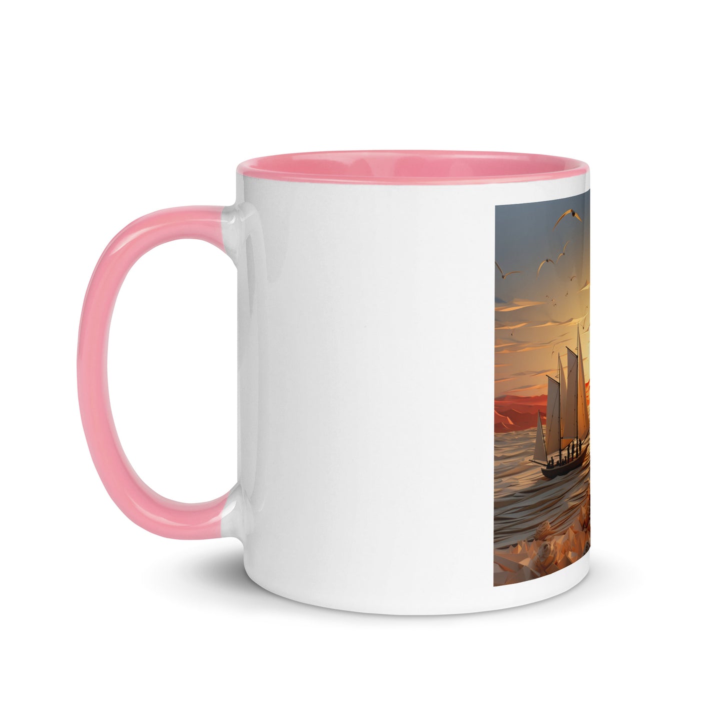 Into The Sunset Series Print #10 - Mug with Color Inside