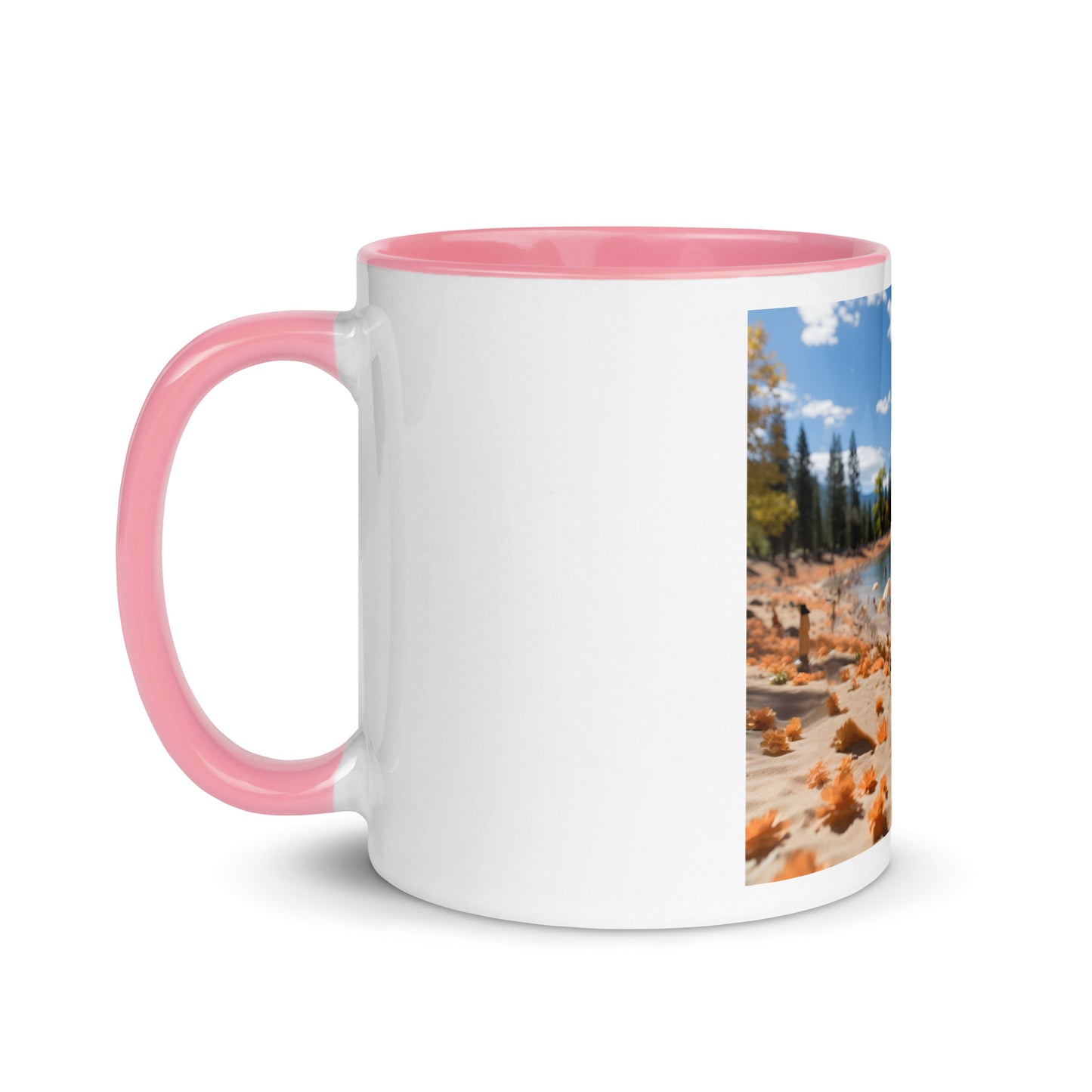 Atop The Mountain Lakeshore Series Print #8 - Mug with Color Inside