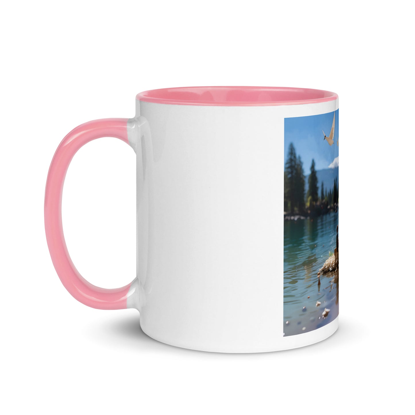 Atop The Mountain Lakeshore Series Print #7 - Mug with Color Inside