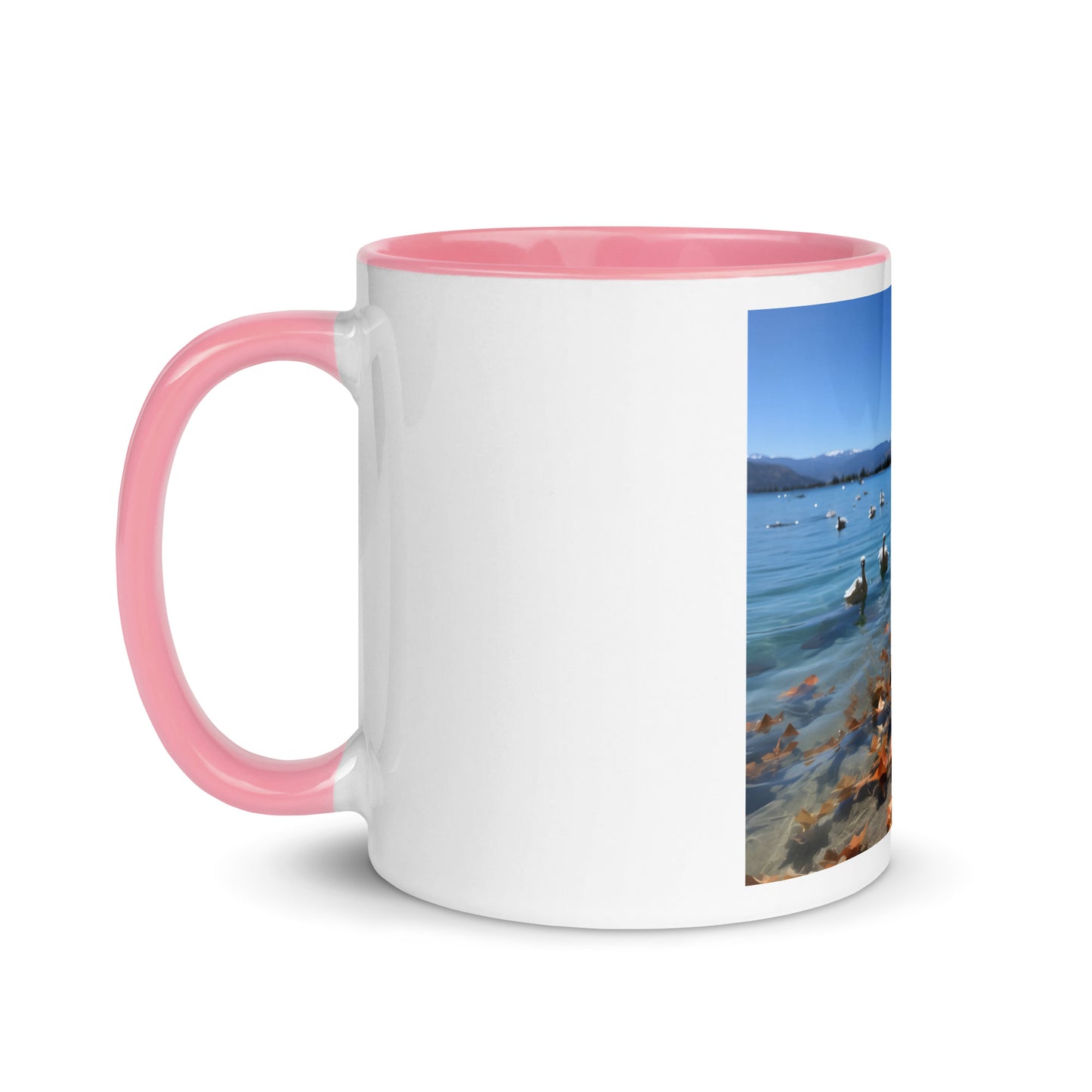 Atop The Mountain Lakeshore Series Print #2 - Mug with Color Inside