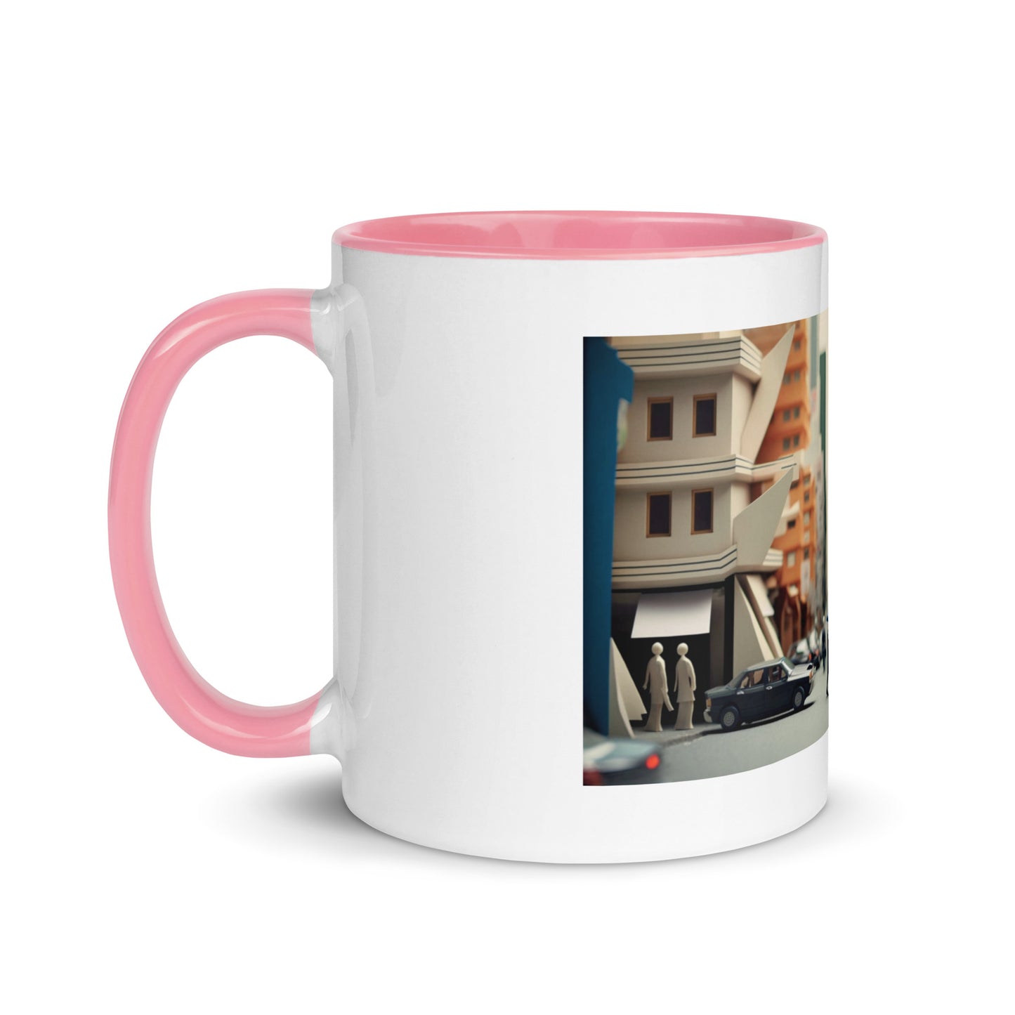 Via The Metropolis Series Print #7 - Mug with Color Inside