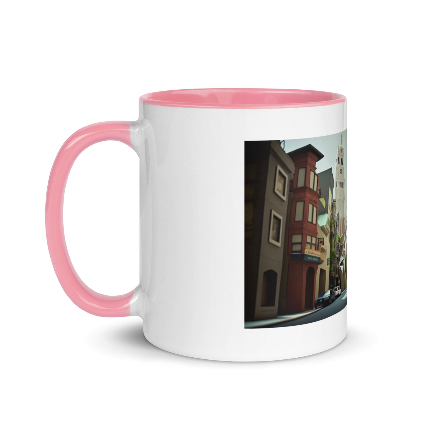 Via The Metropolis Series Print #1 - Mug with Color Inside