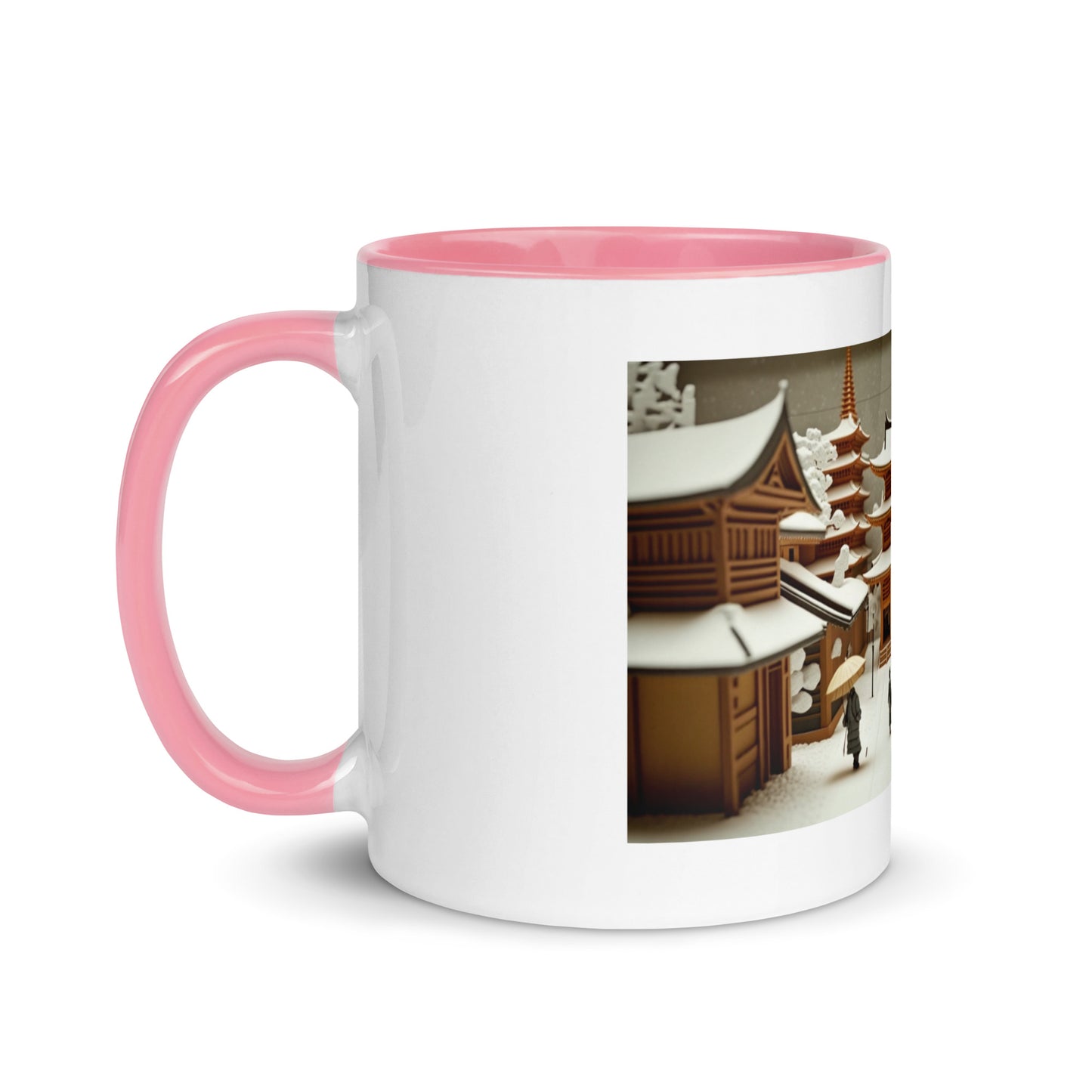 Asian Snow Series Print #10 - Mug with Color Inside