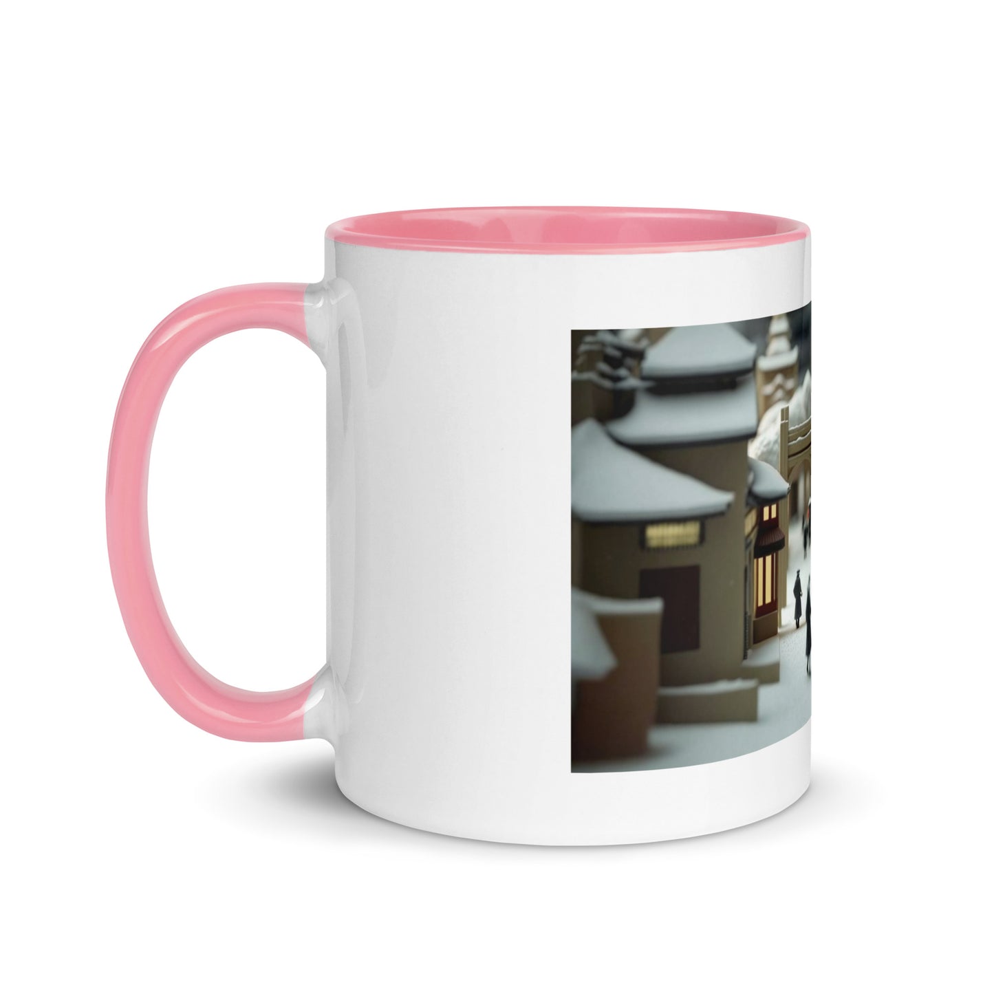 Asian Snow Series Print #9 - Mug with Color Inside