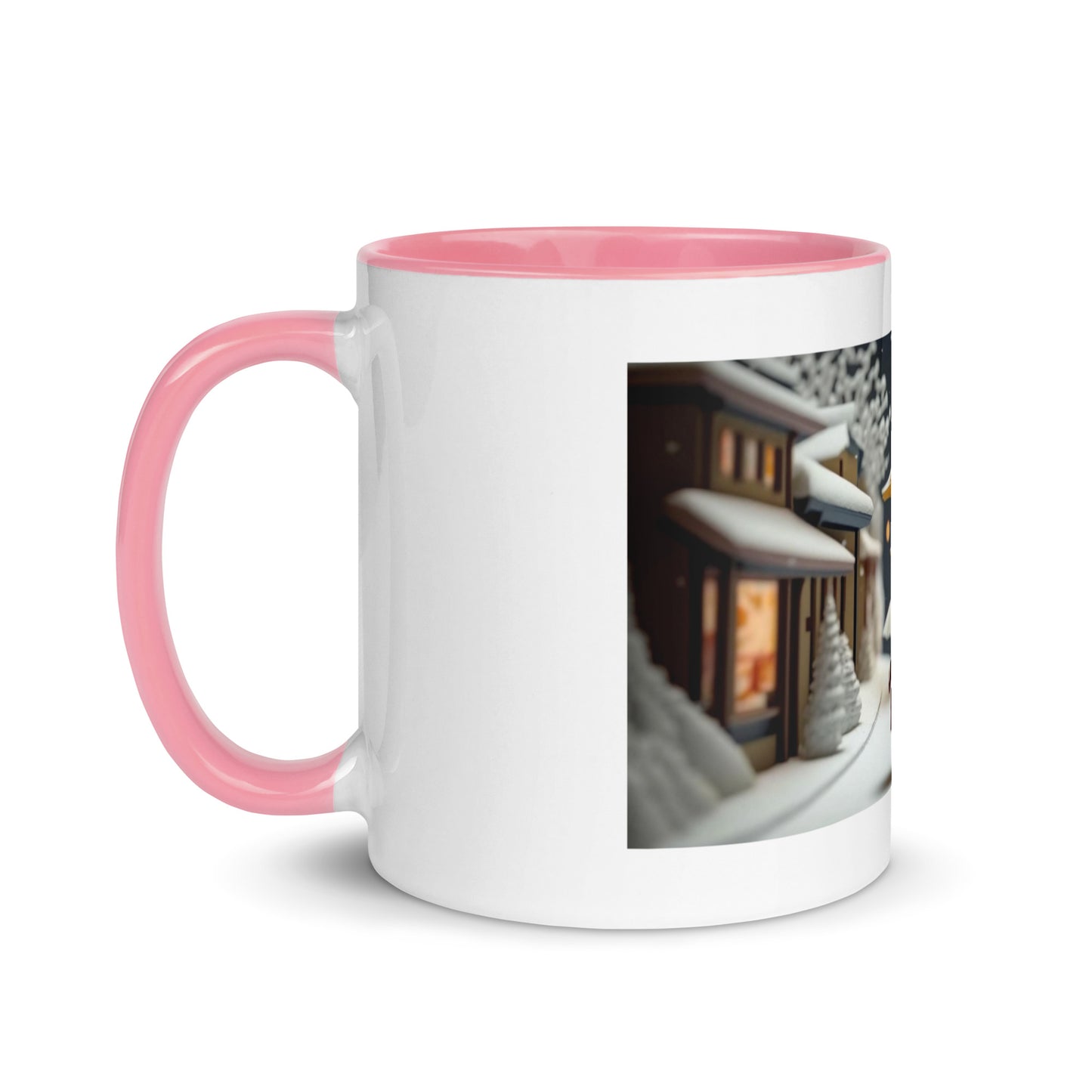 Asian Snow Series Print #5 - Mug with Color Inside