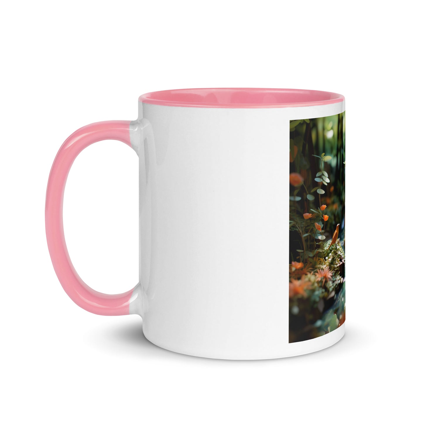 Relaxing By The Brook Series Print #6 - Mug with Color Inside