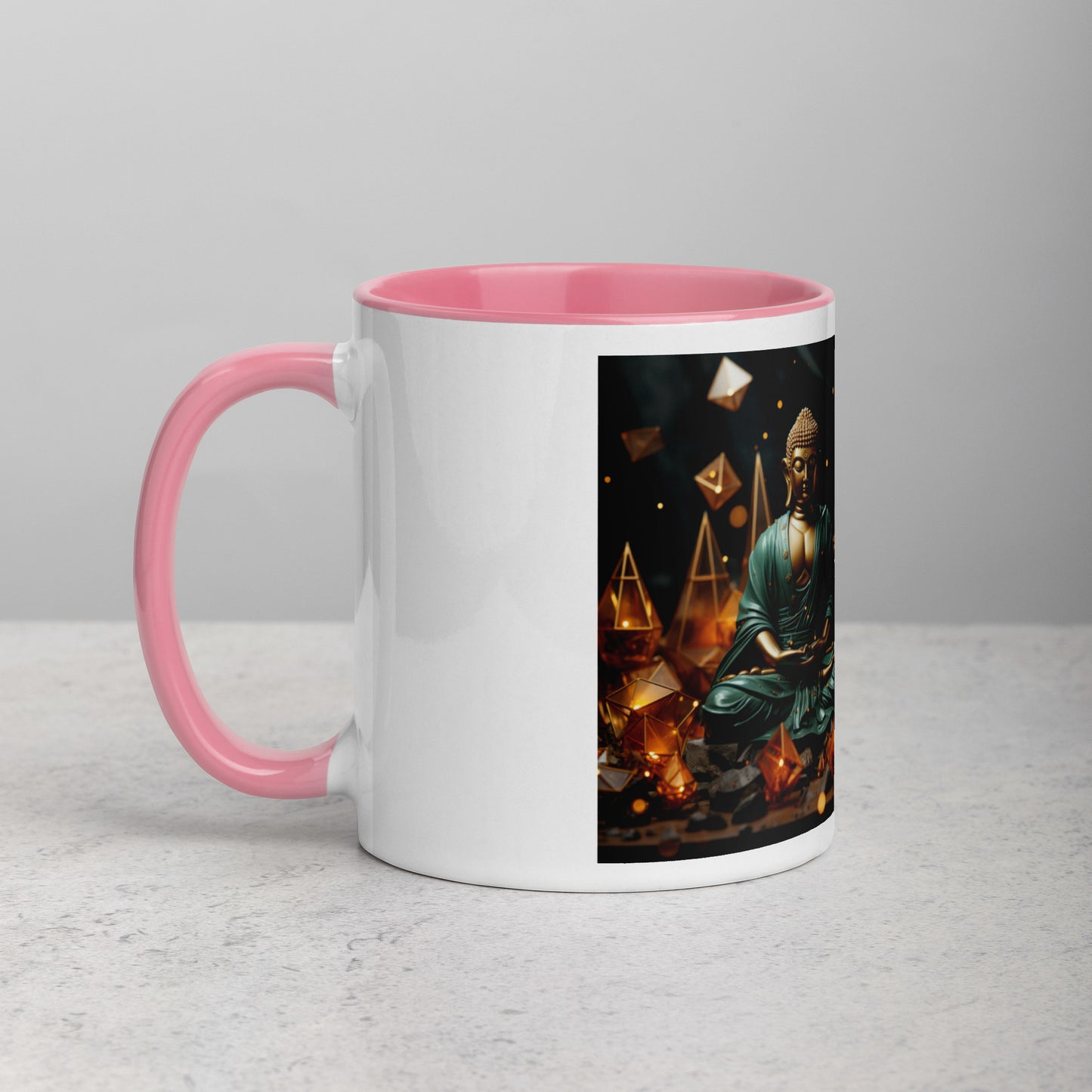 Ascending Buddha Series Print #4 - Mug with Color Inside