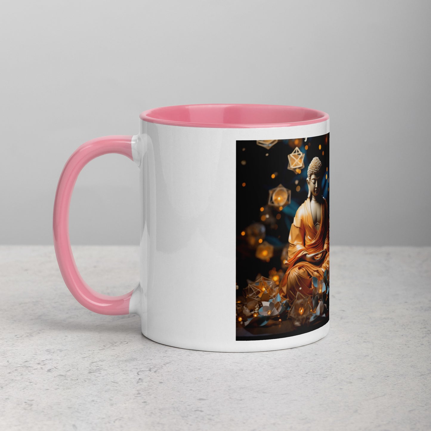 Ascending Buddha Series Print #8 - Mug with Color Inside