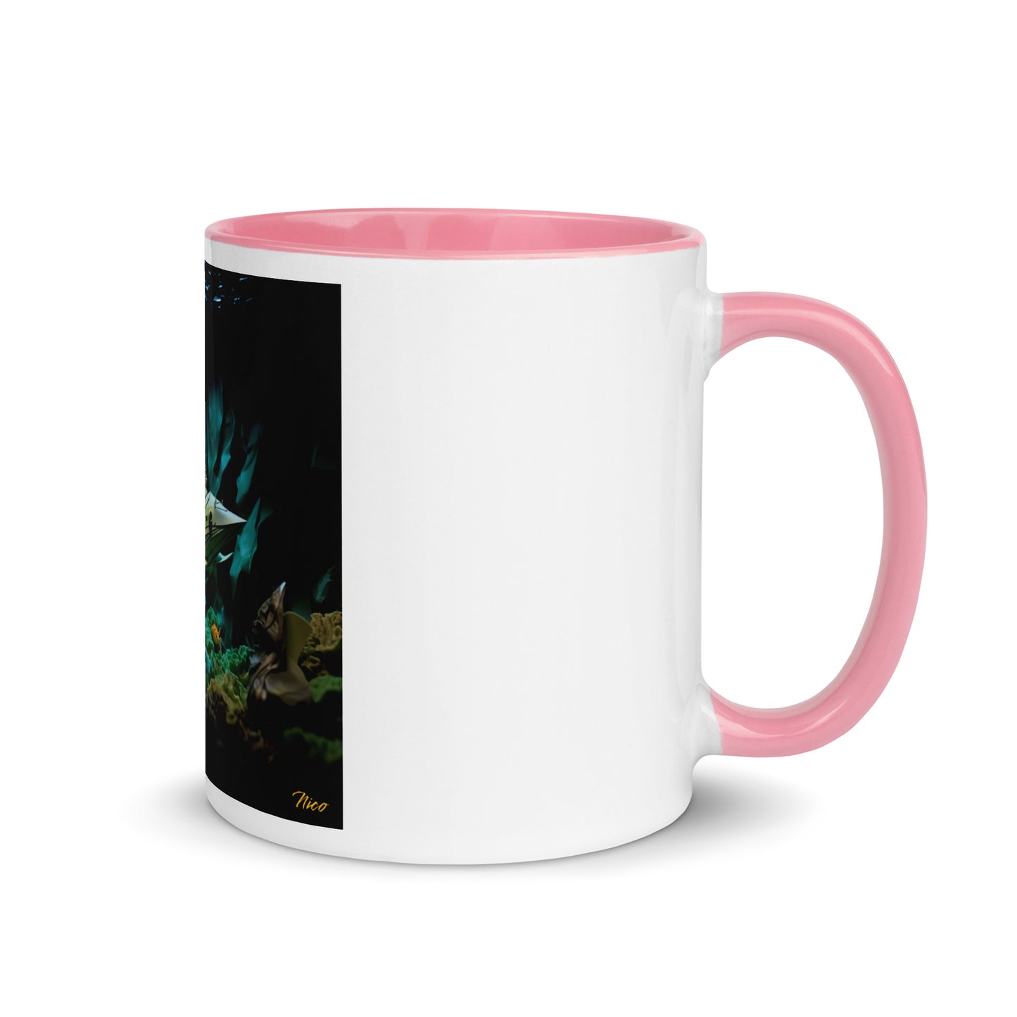 20,000 Leagues Under The Sea Series Print #8 - Mug with Color Inside