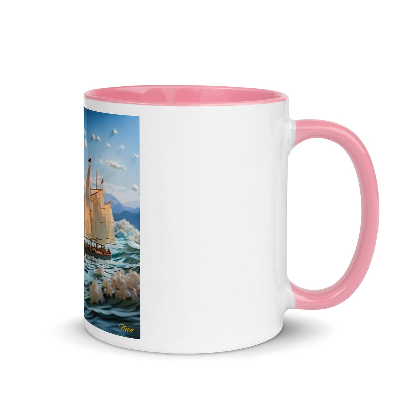 Into The Sunset Series Print #2 - Mug with Color Inside