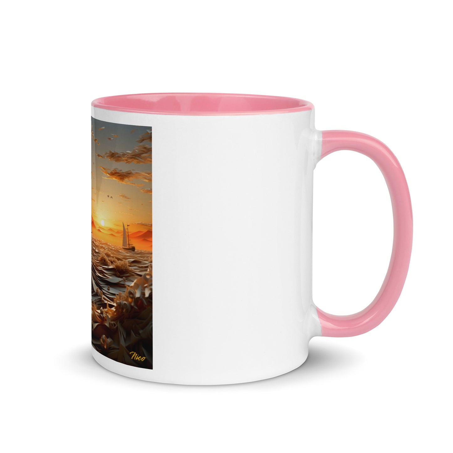 Into The Sunset Series Print #5 - Mug with Color Inside