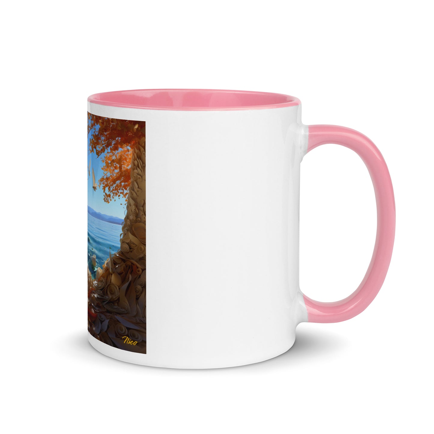 Atop The Mountain Lakeshore Series Print #9 - Mug with Color Inside