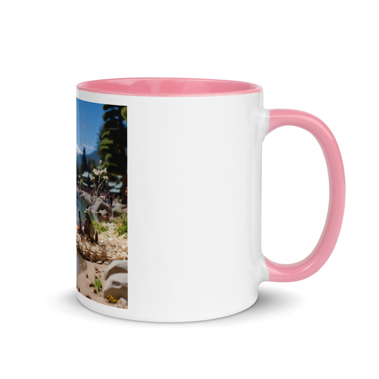 Atop The Mountain Lakeshore Series Print #7 - Mug with Color Inside